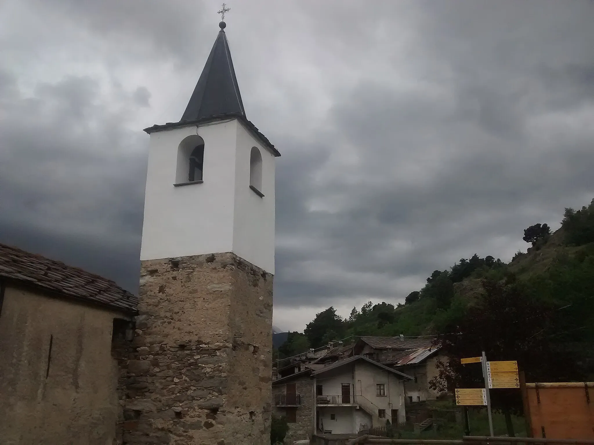 Photo showing: "Chiesa di San Bernardo e della Madonna del Buon Soccorso" a Blavy (Roisan)