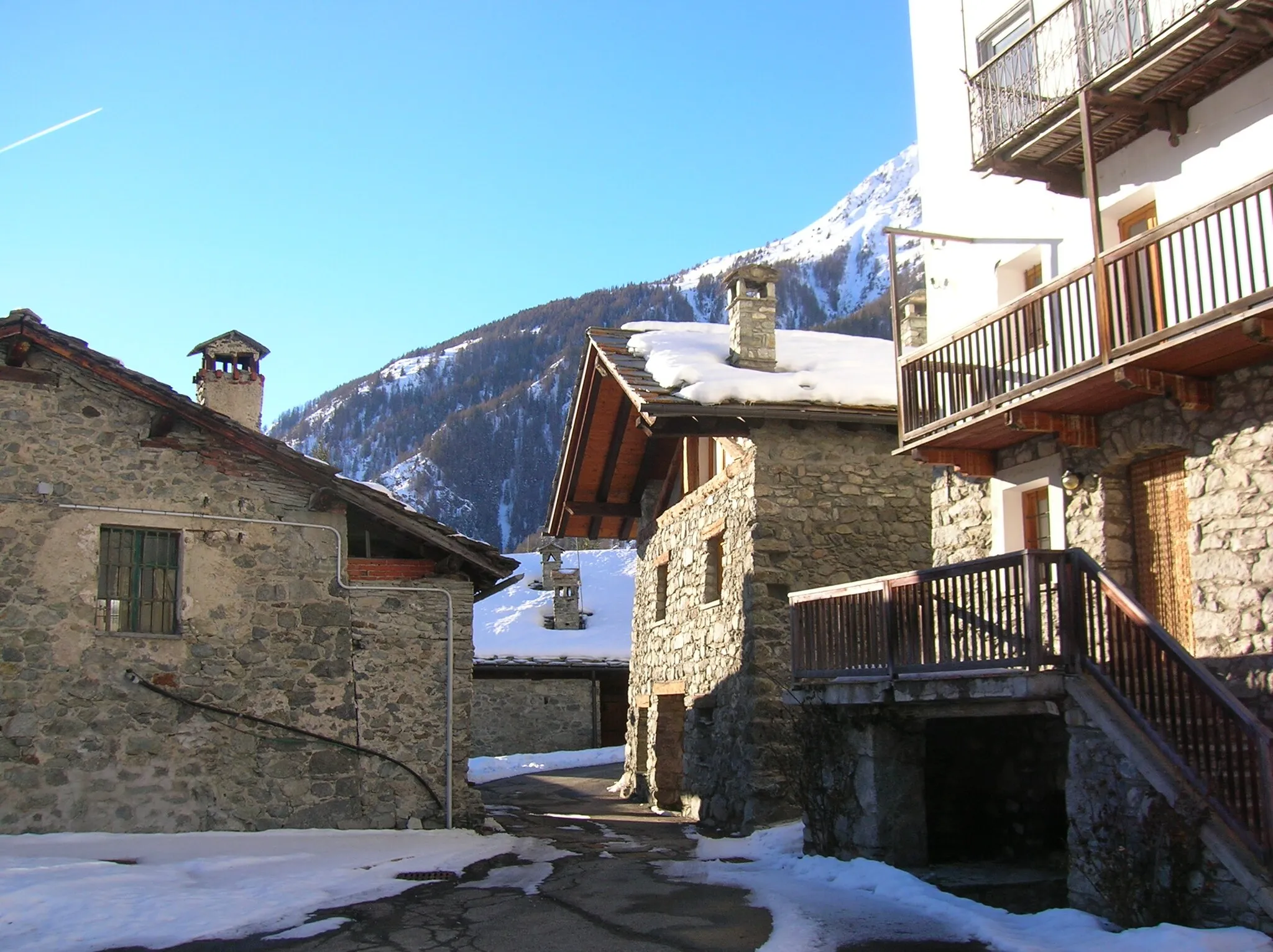 Photo showing: Frazione Lo Closé, Oyace, Valle d'Aosta, Italia.