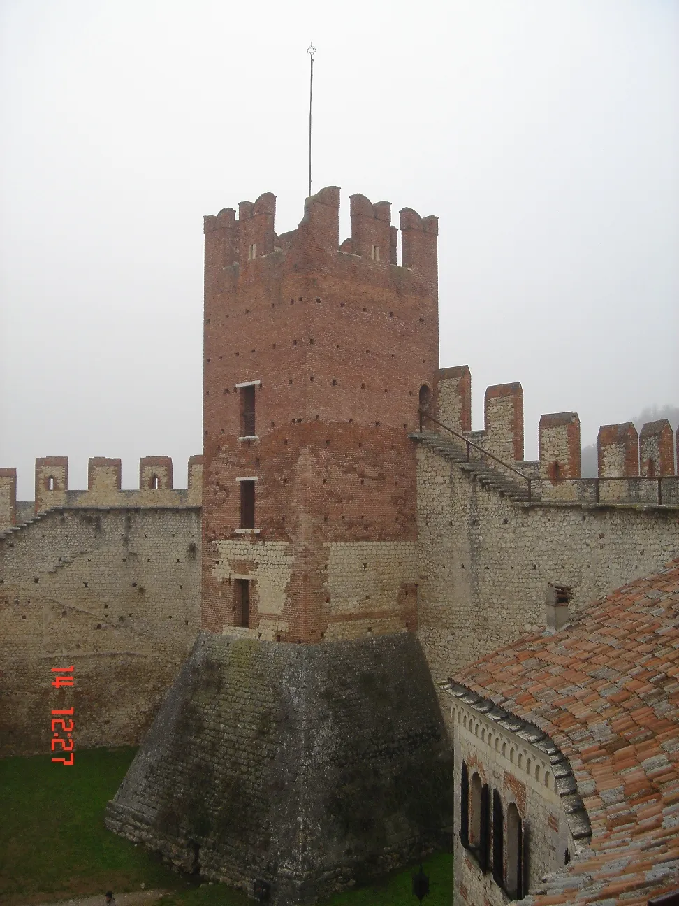 Photo showing: Una torre del Castello di Soave
