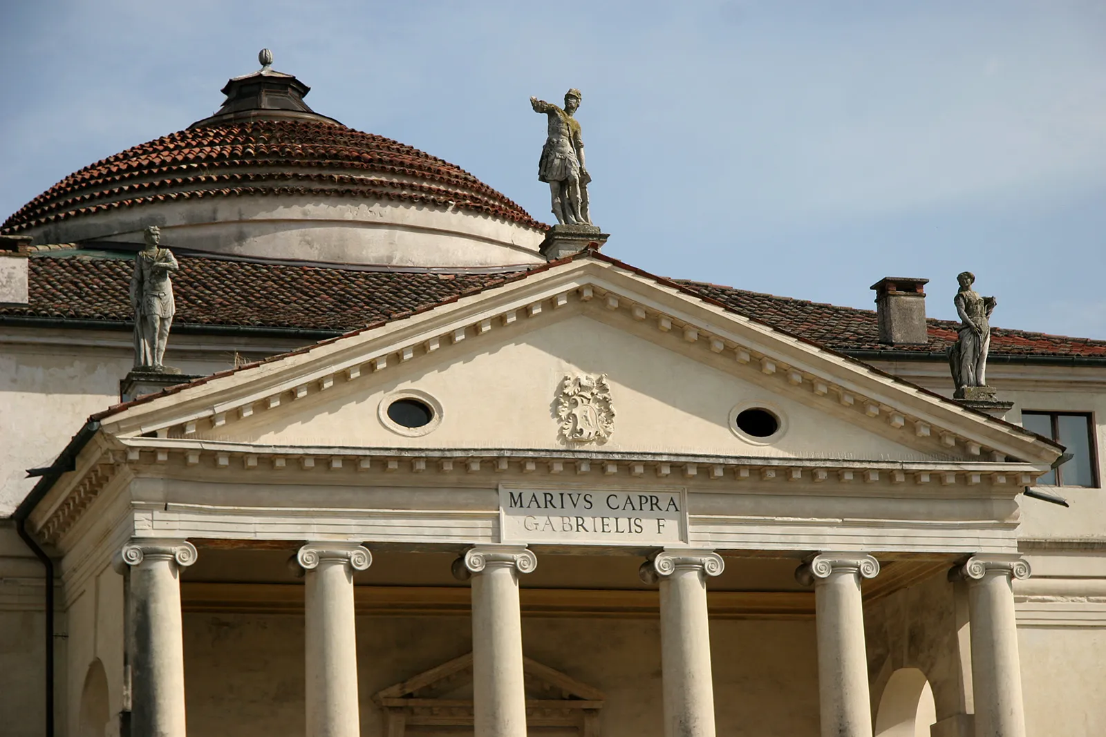 Photo showing: Villa Almerico Capra (La Rotonda), Vicenza, Italia.