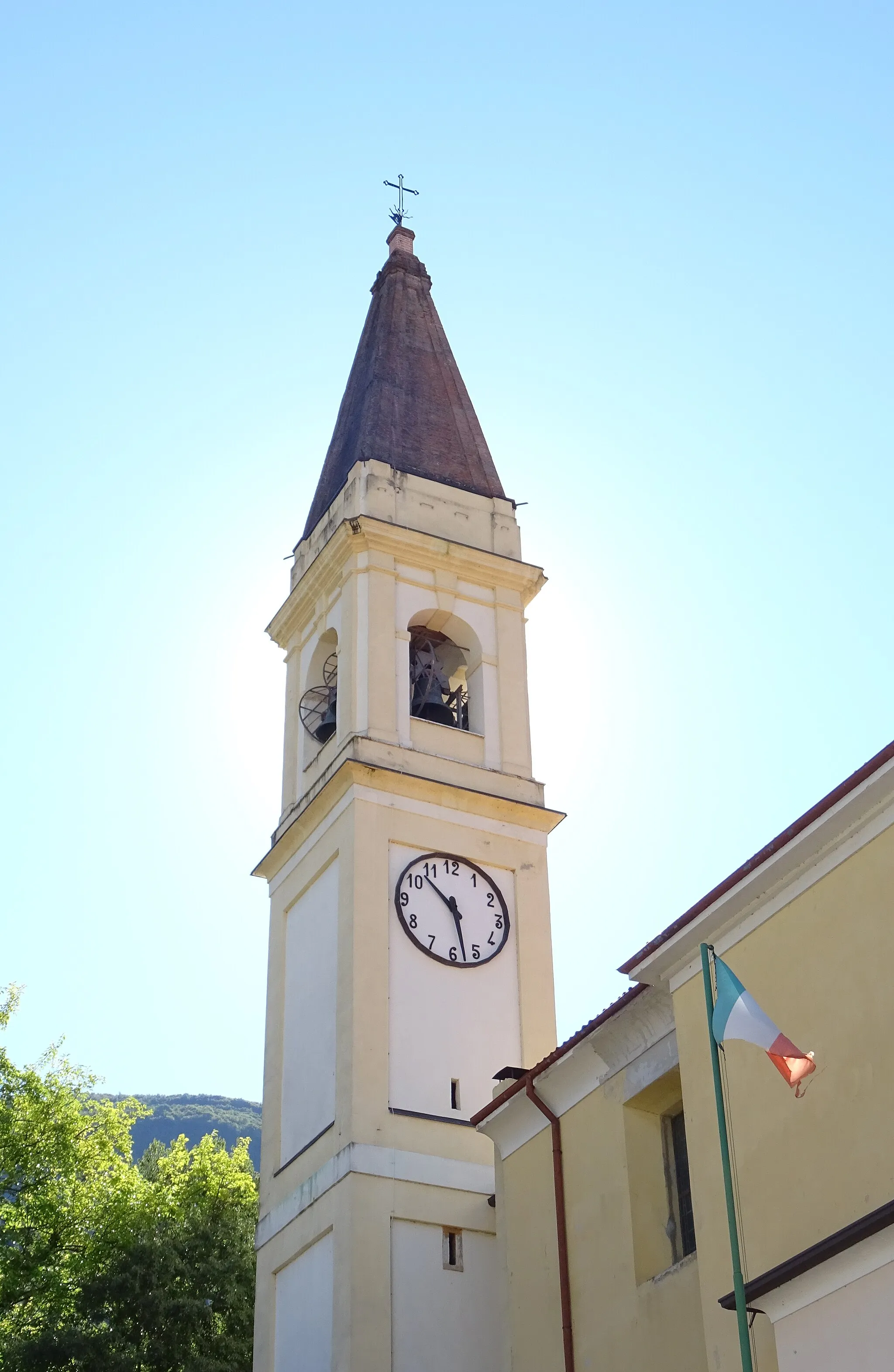 Photo showing: Peri (Dolcè, Veneto, Italy), Saints Philip and James church - Belltower