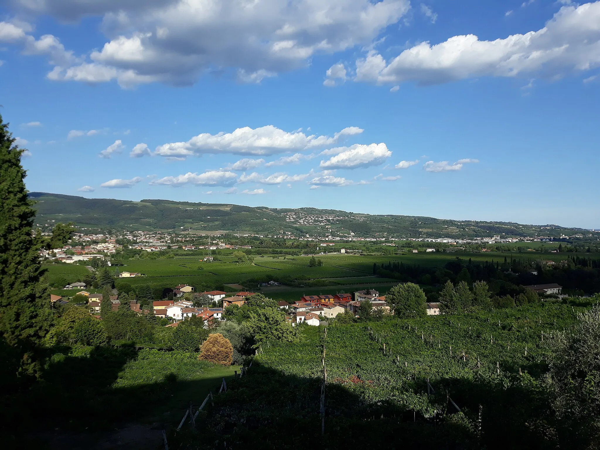 Photo showing: Panorama della Valpolicella preso da  Castelrotto