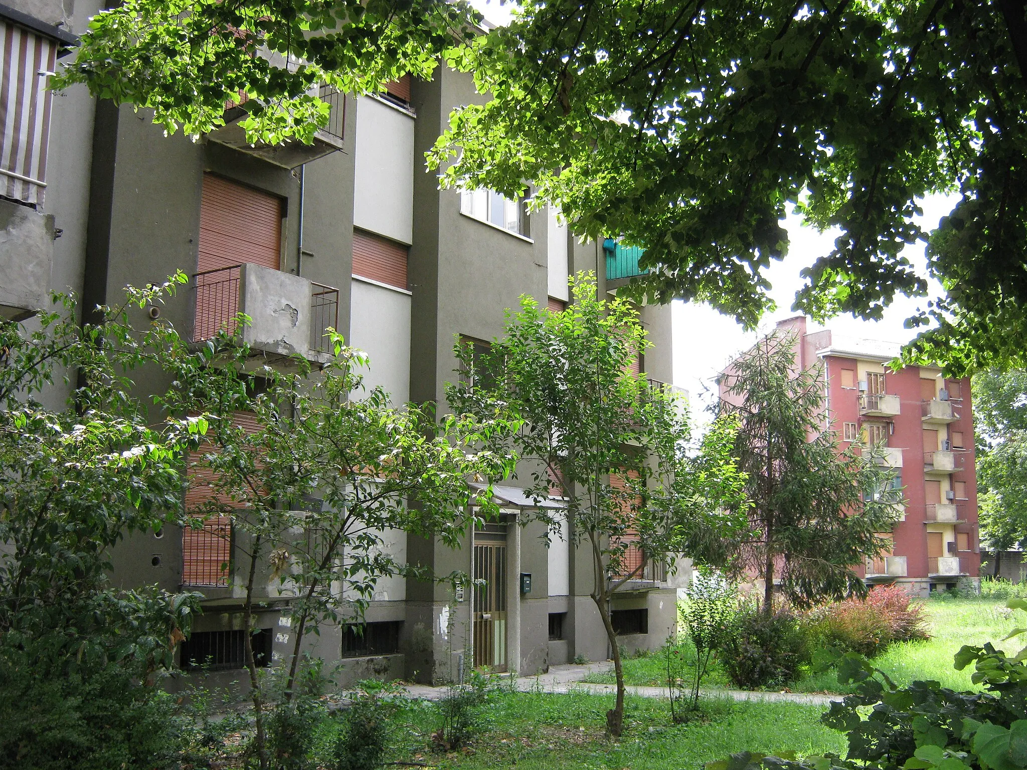 Photo showing: Council houses "Le Vaschette" (now demolished), Marghera, Venice, Italy