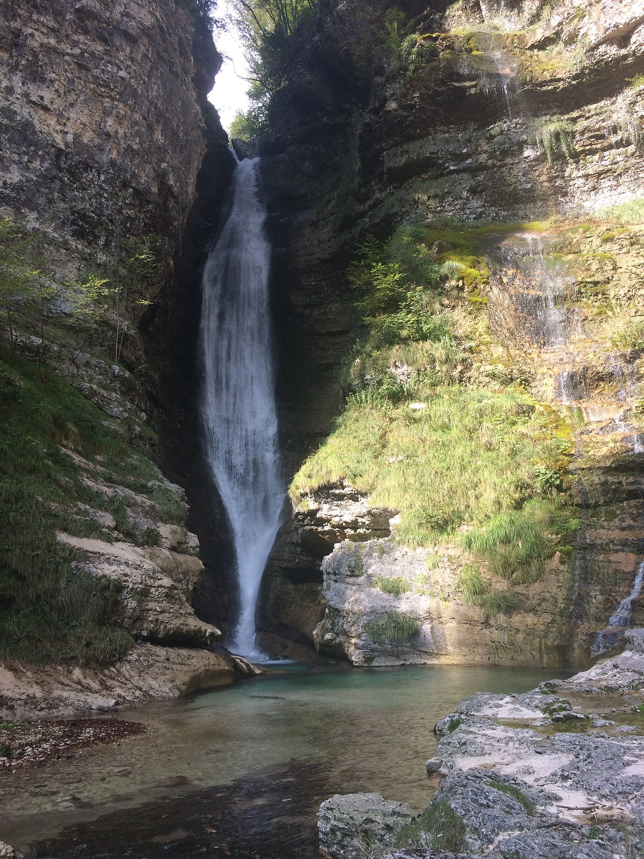 Photo showing: Cascata del Salton in September