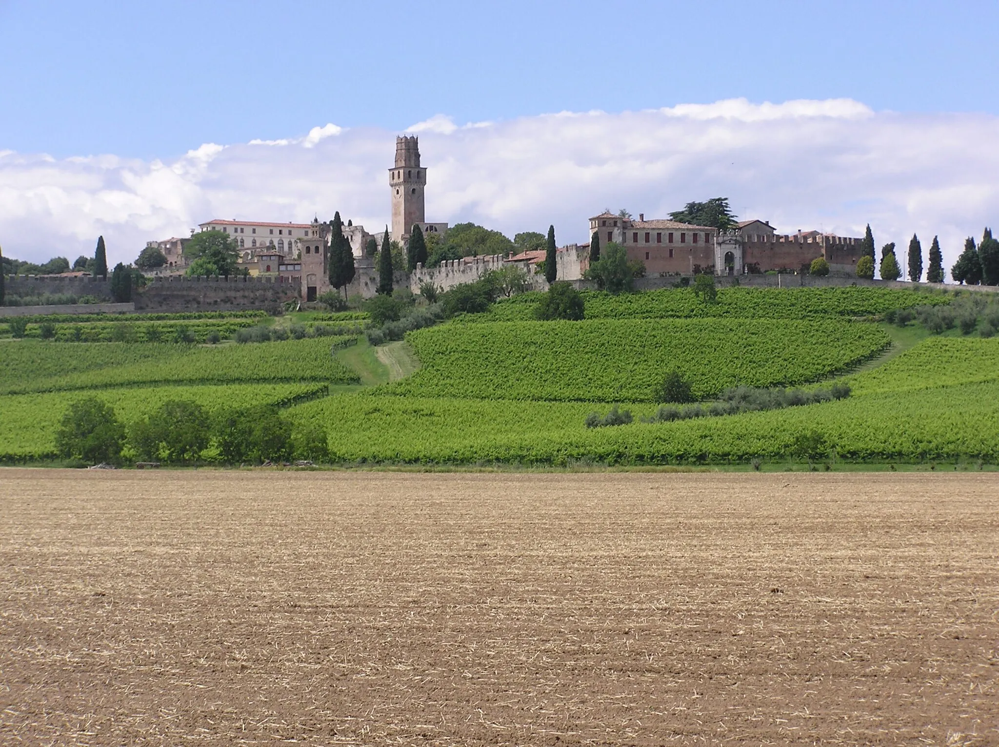 Photo showing: Foto scattata dal lato sud del Castello di San Salvatore, Susegana.