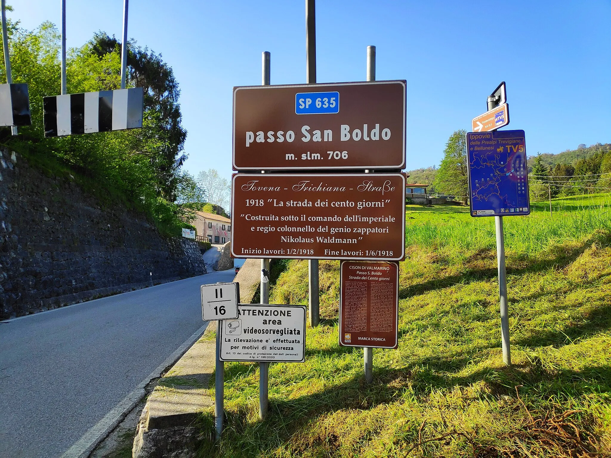 Photo showing: Passo San Boldo (706 m)