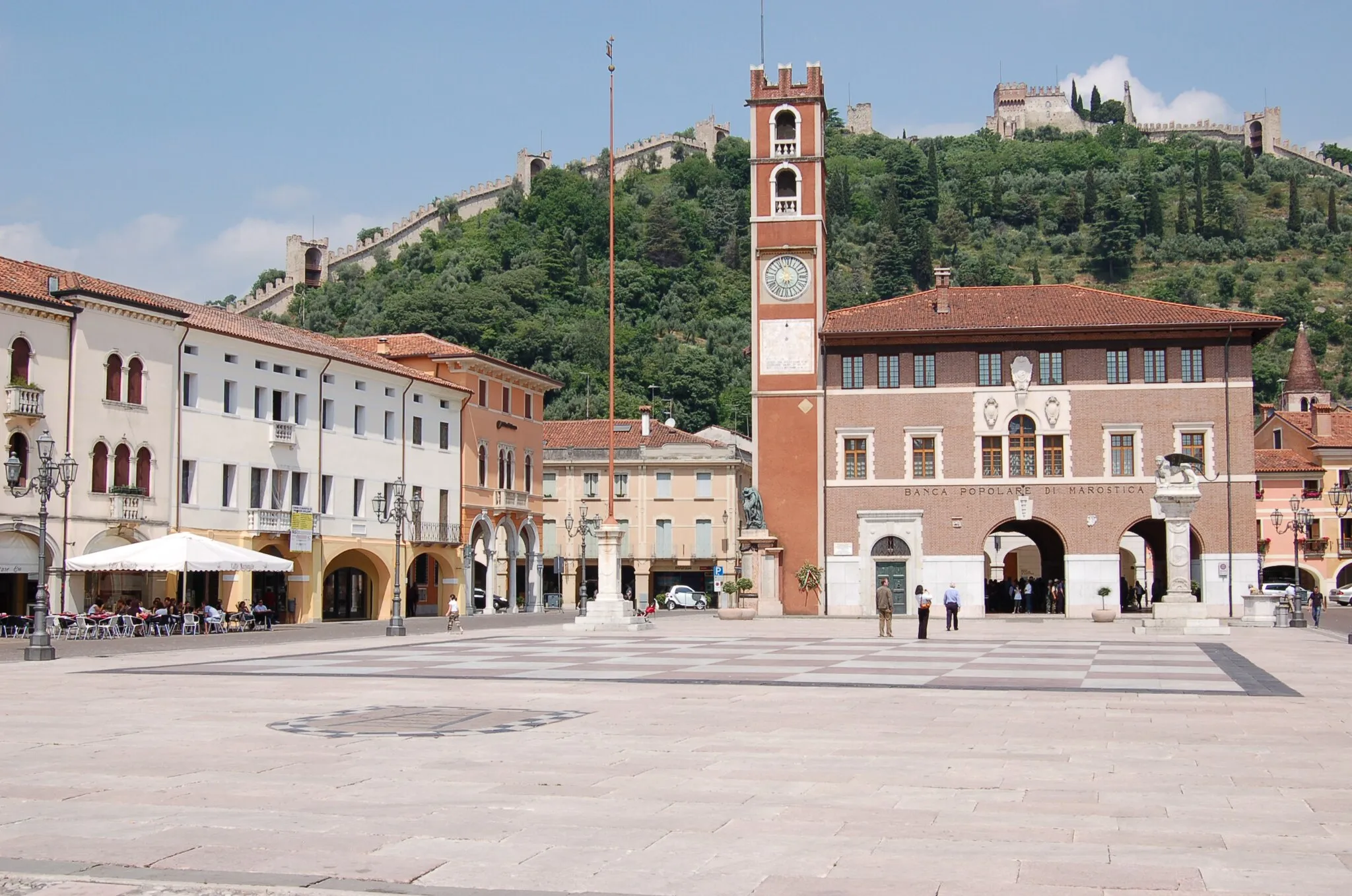 Photo showing: Piazza degli scacchi a Marostica