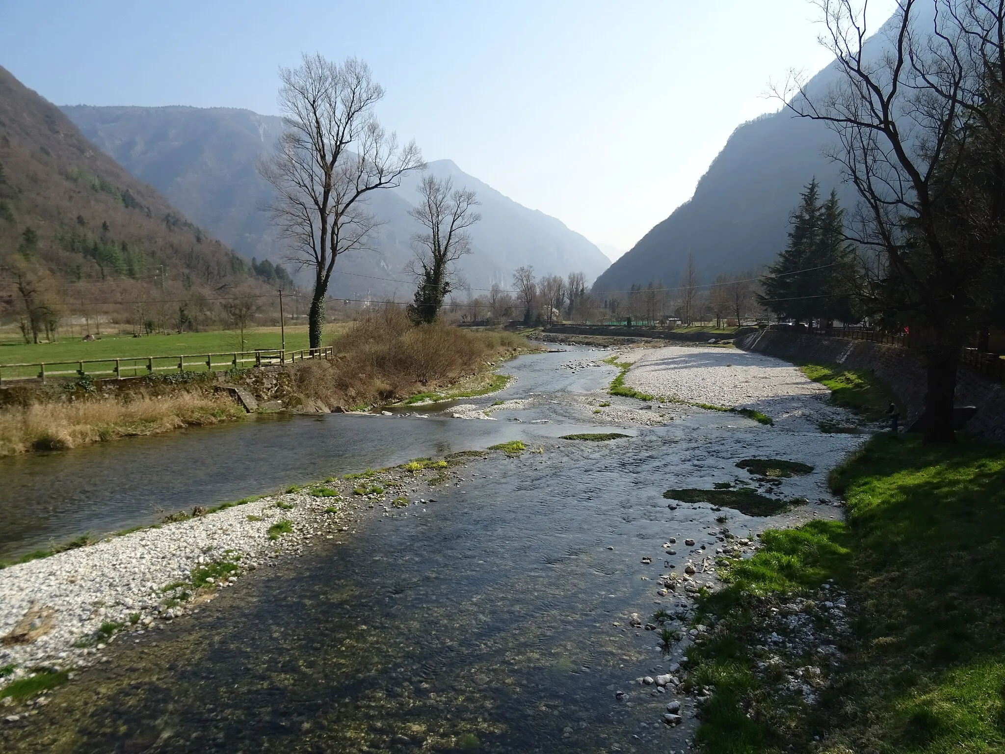 Photo showing: The Astico river between Forni and Setteca' (Valdastico, Veneto, Italy)