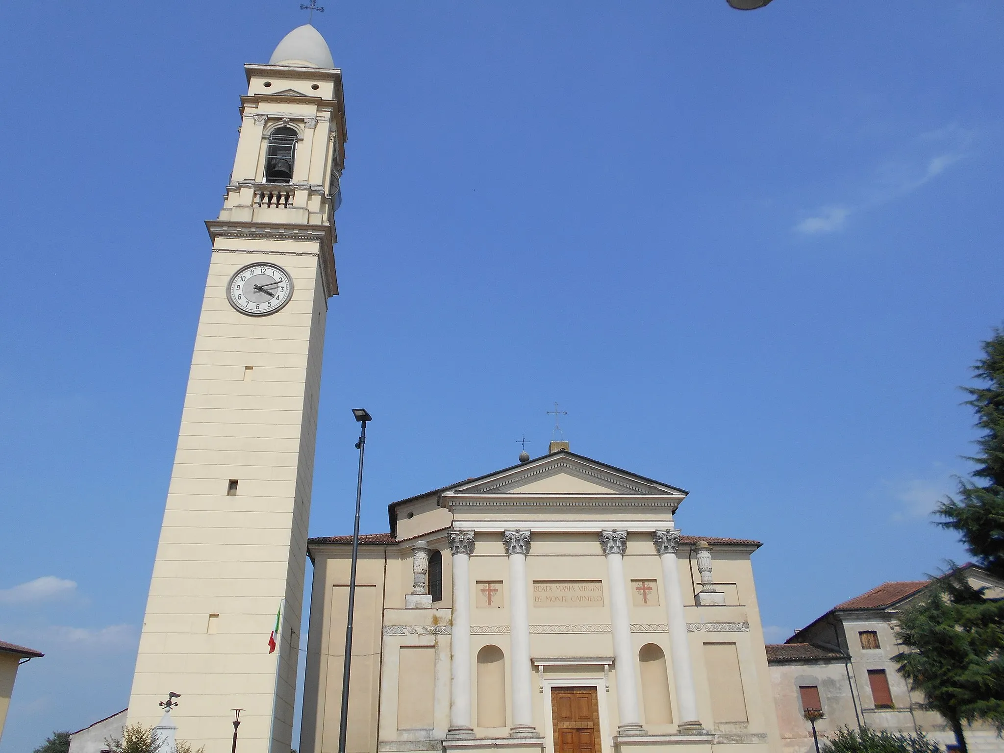 Photo showing: Chiesa della Madonna del Carmine, Roverchiaretta, Roverchiara