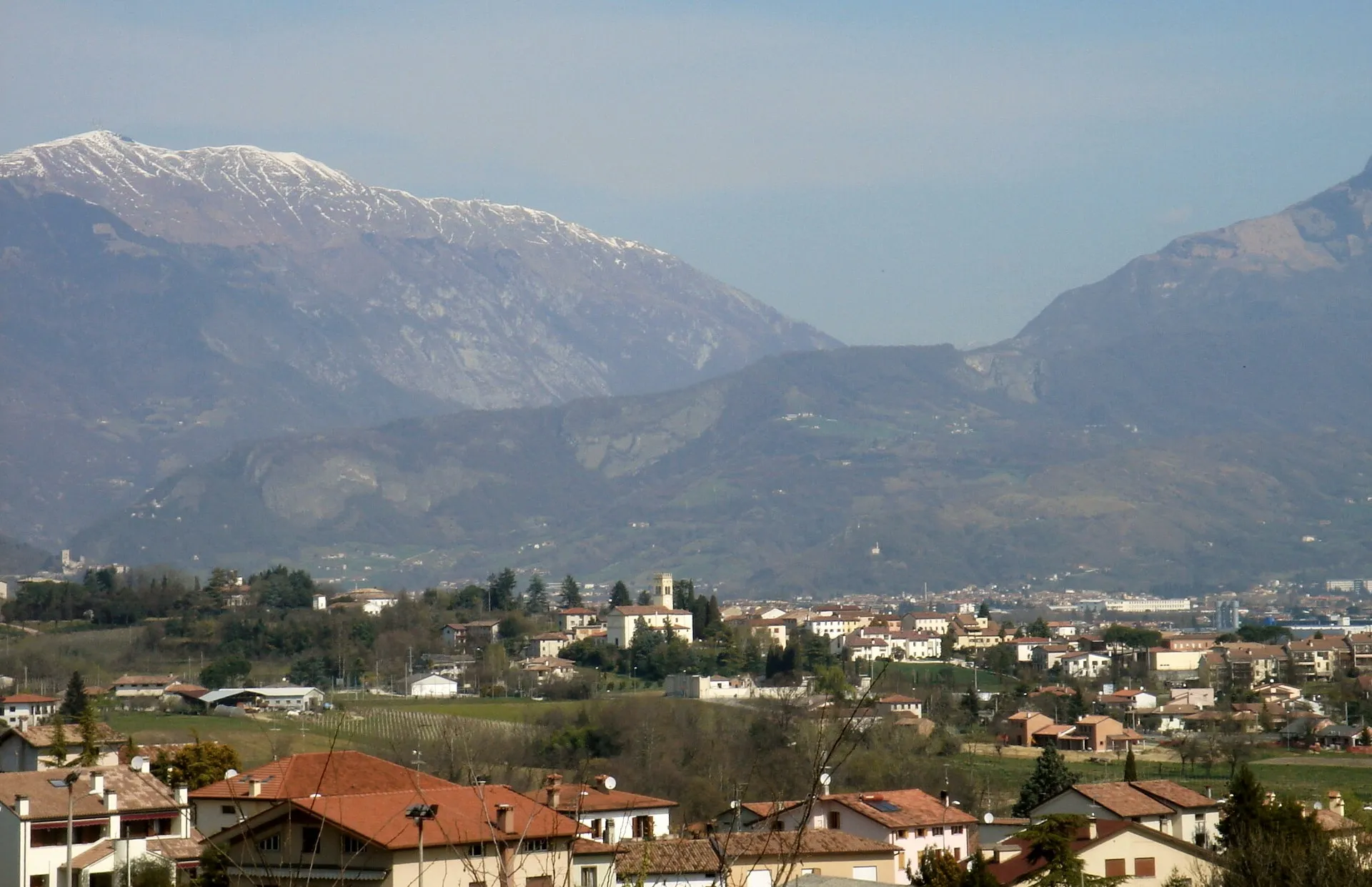 Photo showing: Scomigo, panoramica da Ogliano