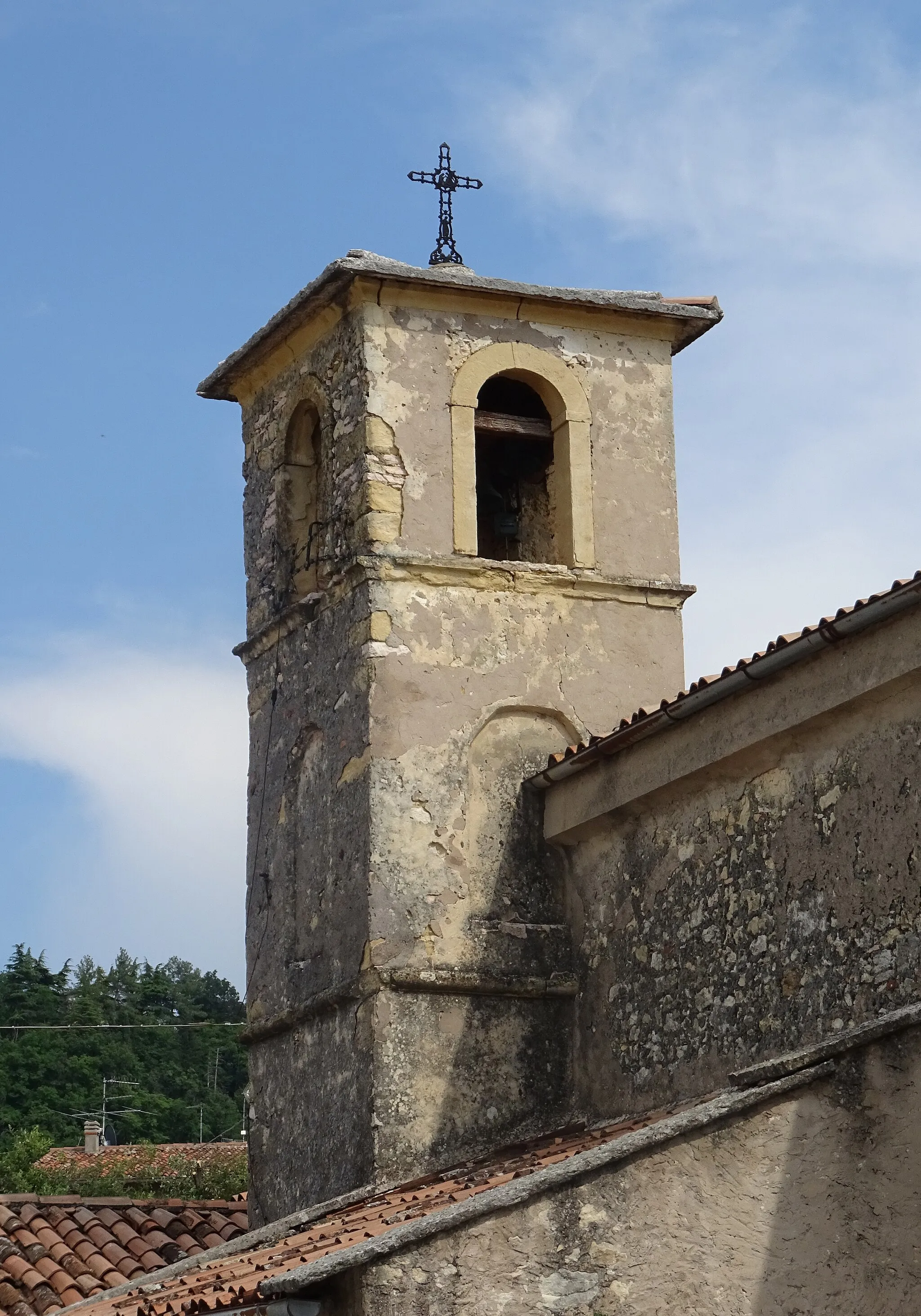 Photo showing: Purano (Marano di Valpolicella, Veneto, Italy), Saint George church - Belltower