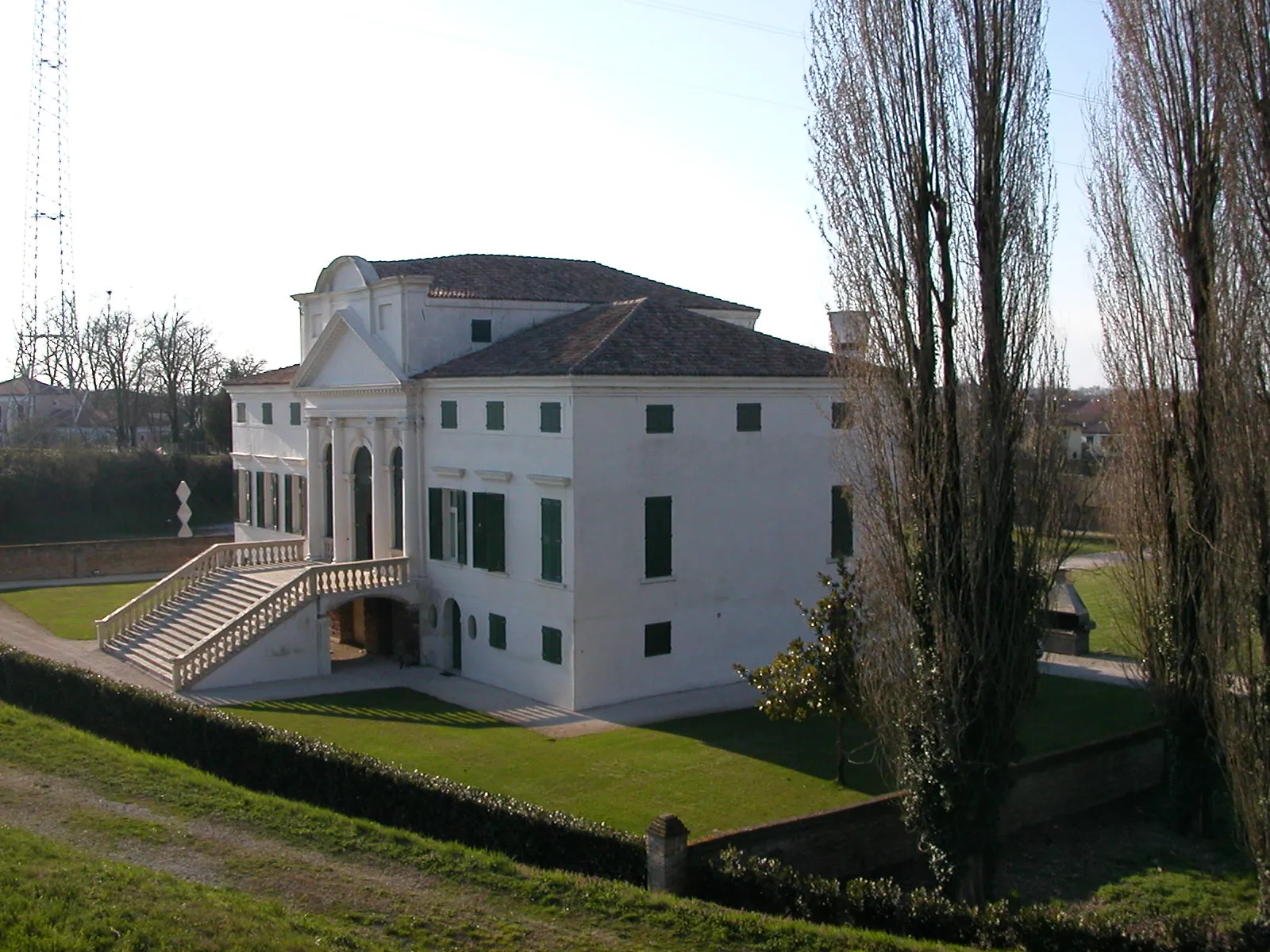 Photo showing: Villa Morosini, Polesella (Rovigo); vista laterale.