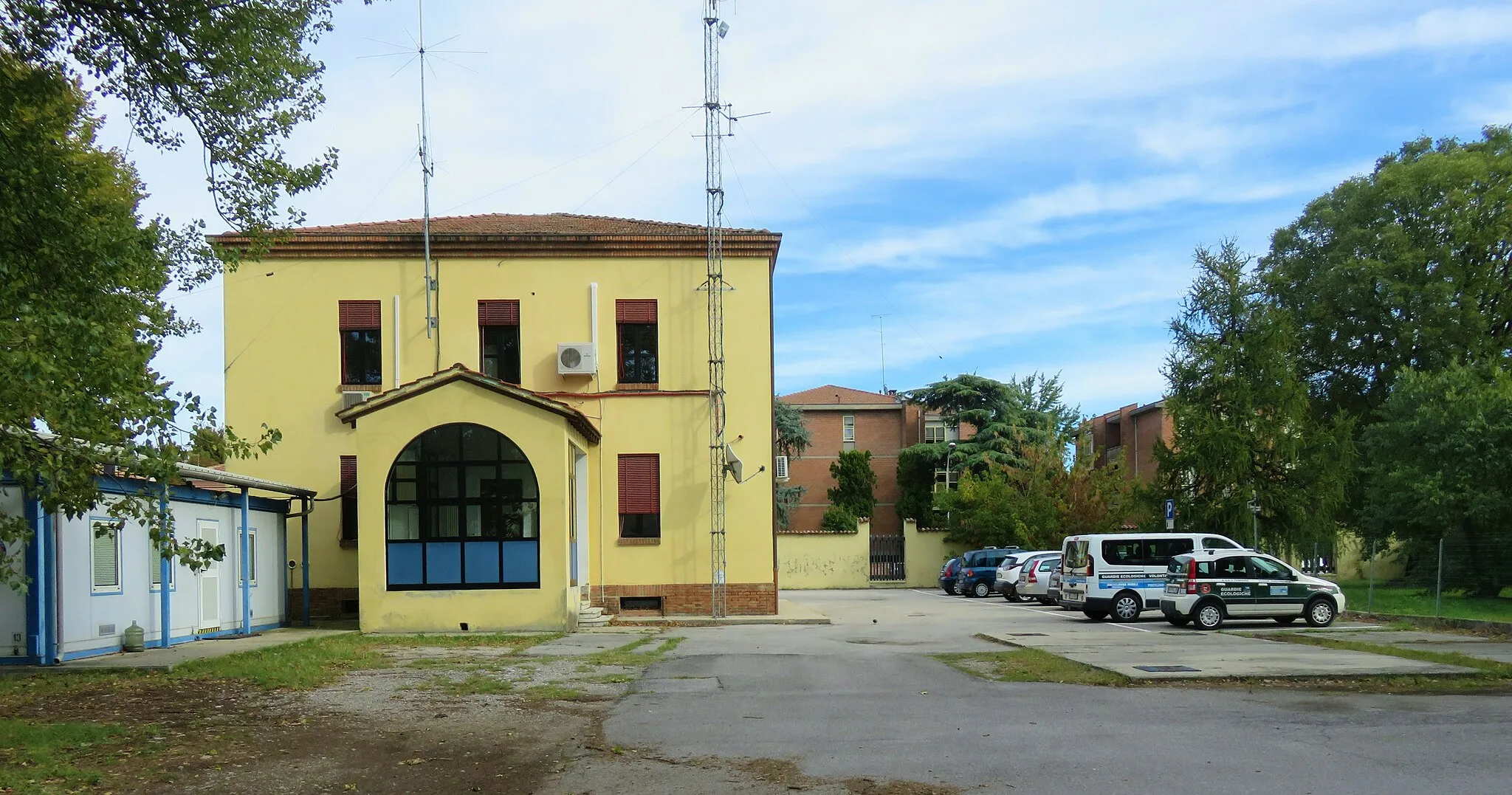 Photo showing: area protezione civile nel complesso ex Linificio Canapificio