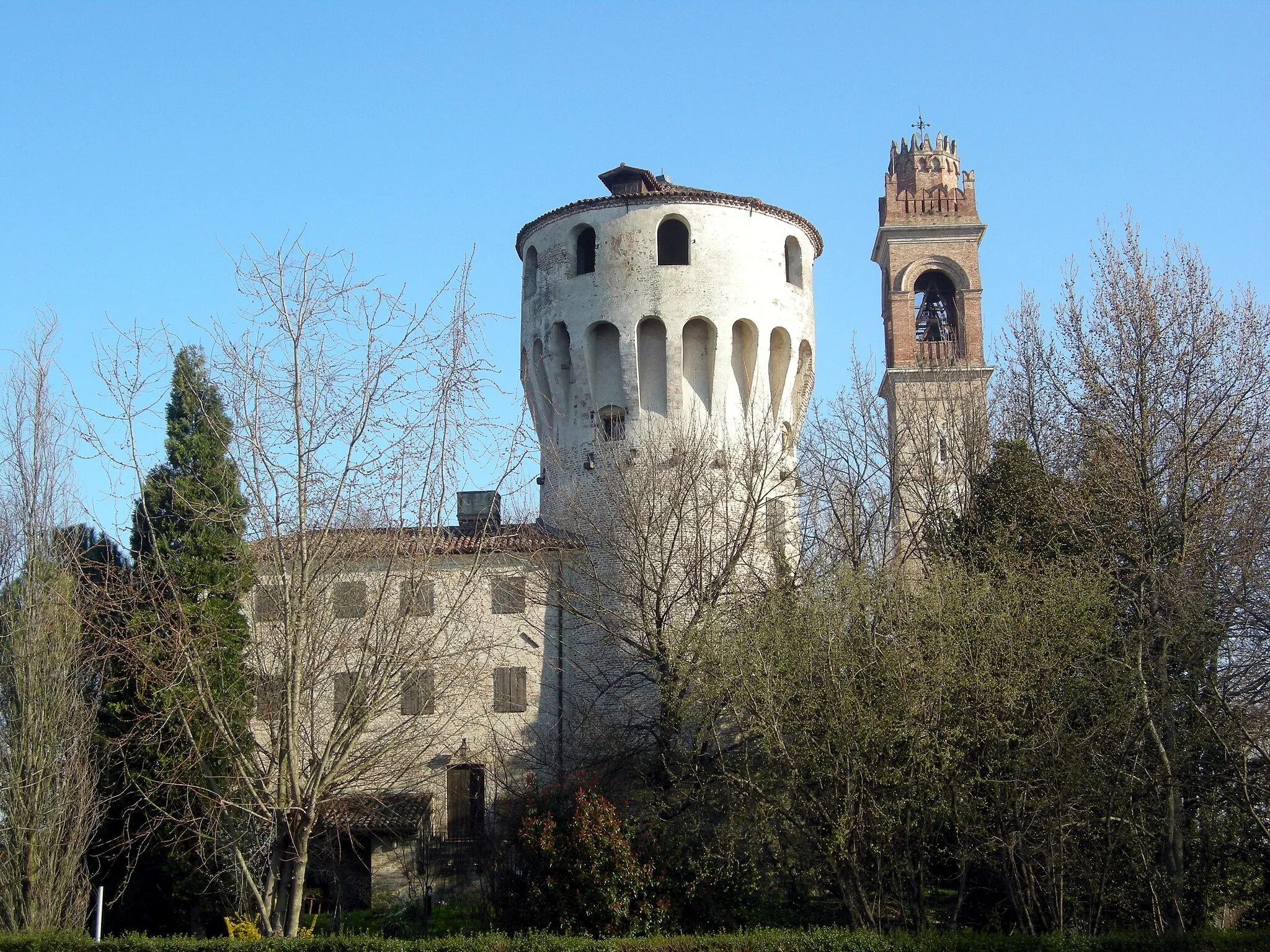 Photo showing: Casale sul Sile (provincia di Treviso): torre del castello medioevale, GFDL
