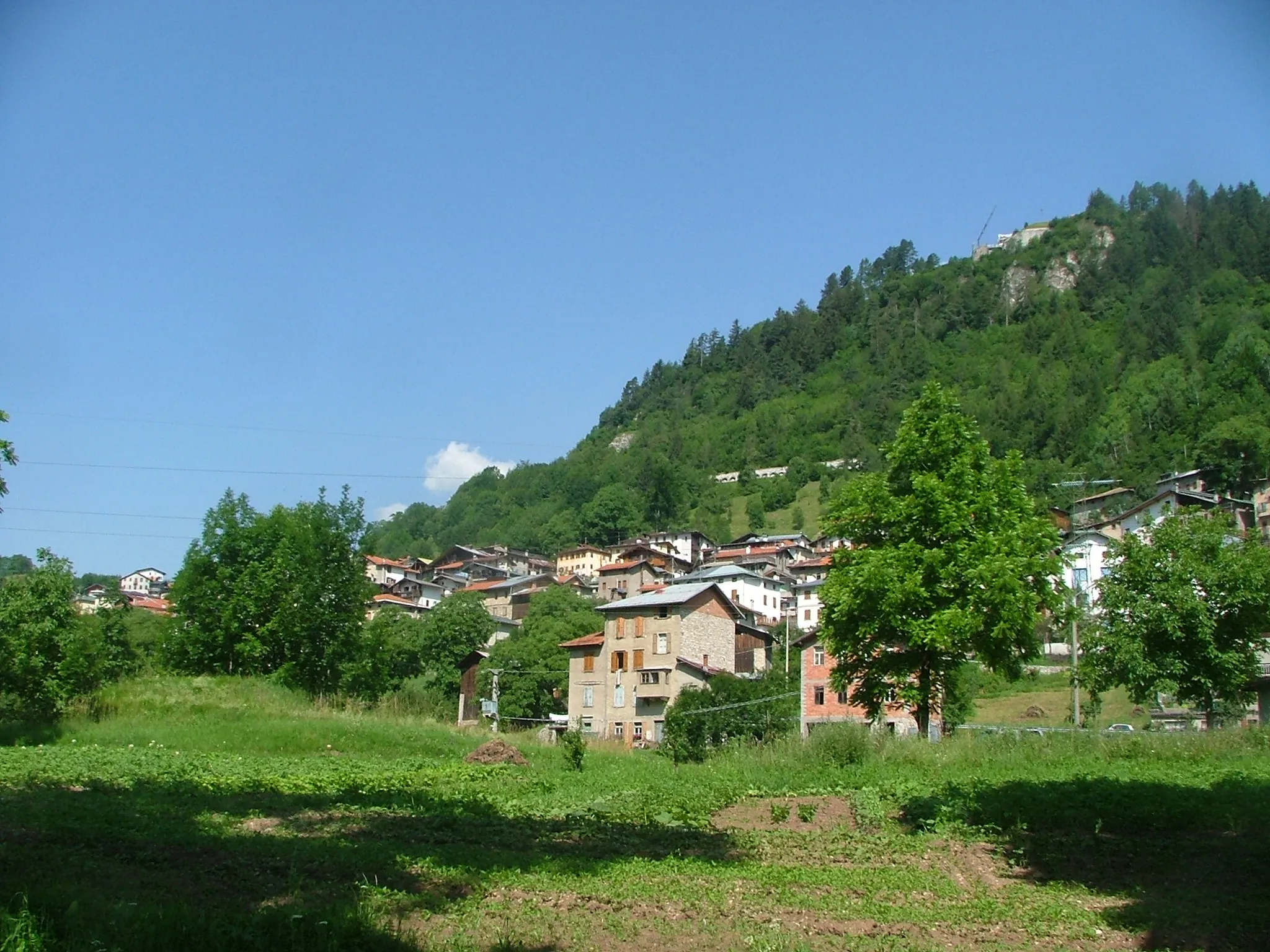 Photo showing: Sottocastello di Pieve di Cadore with Monte Ricco, Dolomites, Province of Belluno, Veneto, Italy