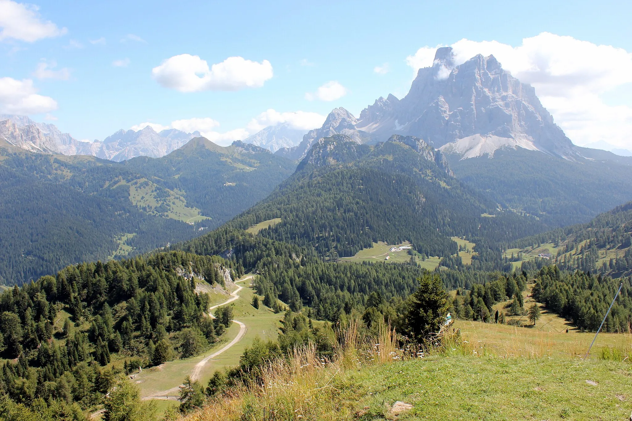 Photo showing: The Dolomites in Italy in 2011: Monte Pelmo from the west (Fertazza).