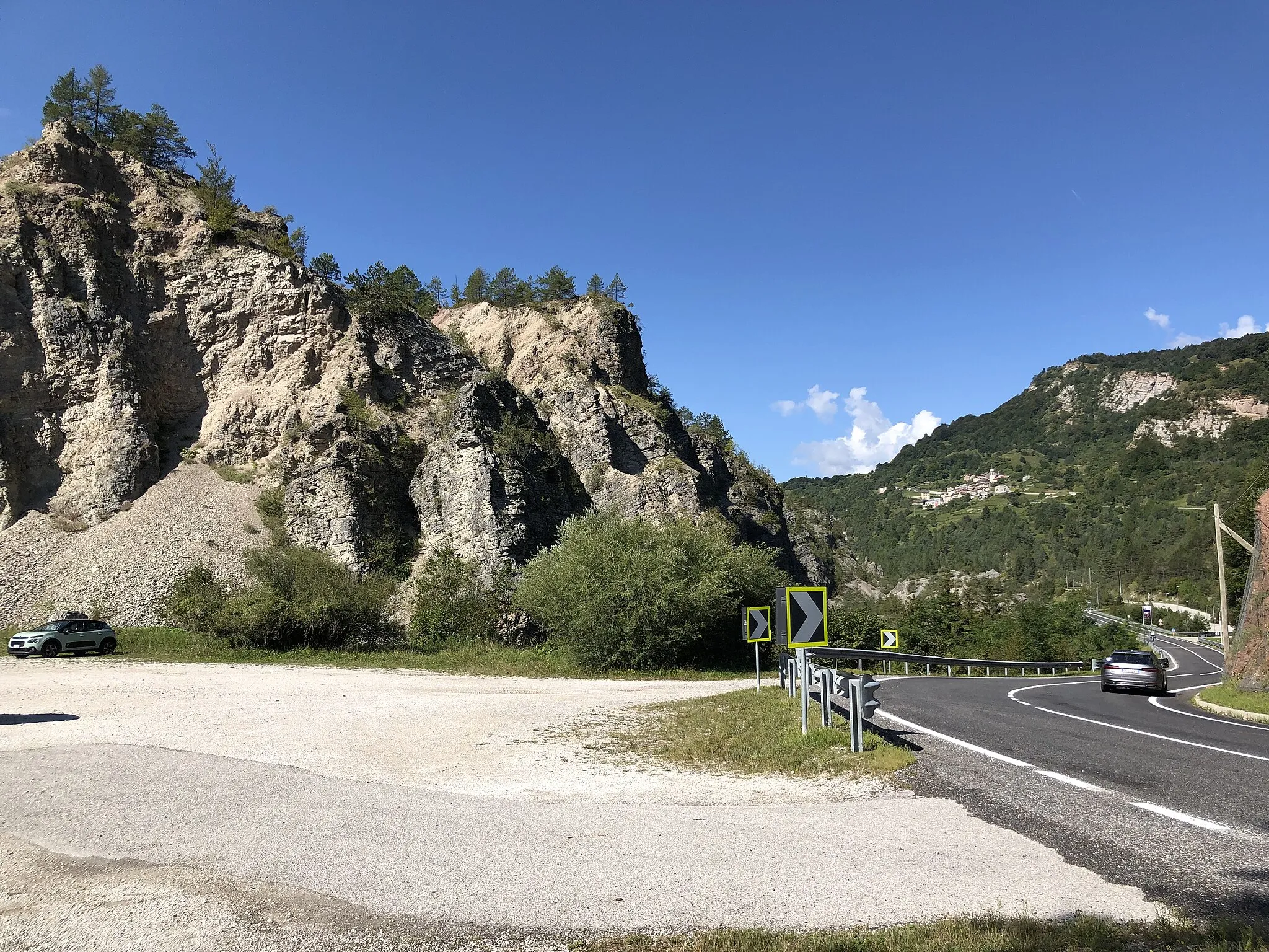 Photo showing: Casso dalla valle del Vajont
