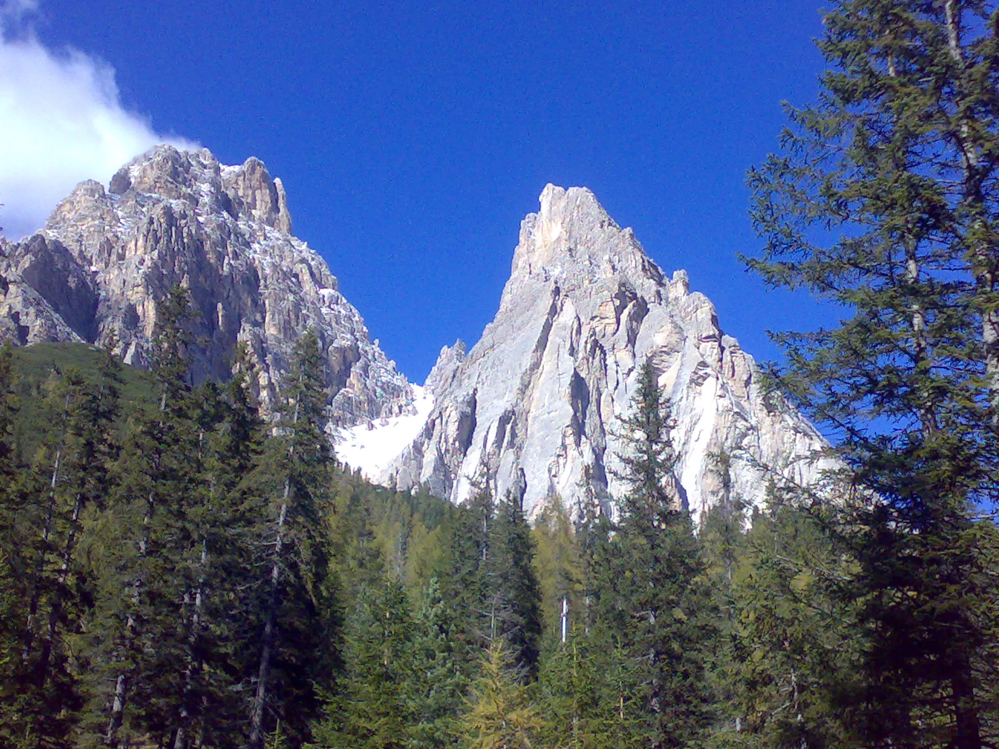 Photo showing: Piz Popena, gruppo del Cristallo