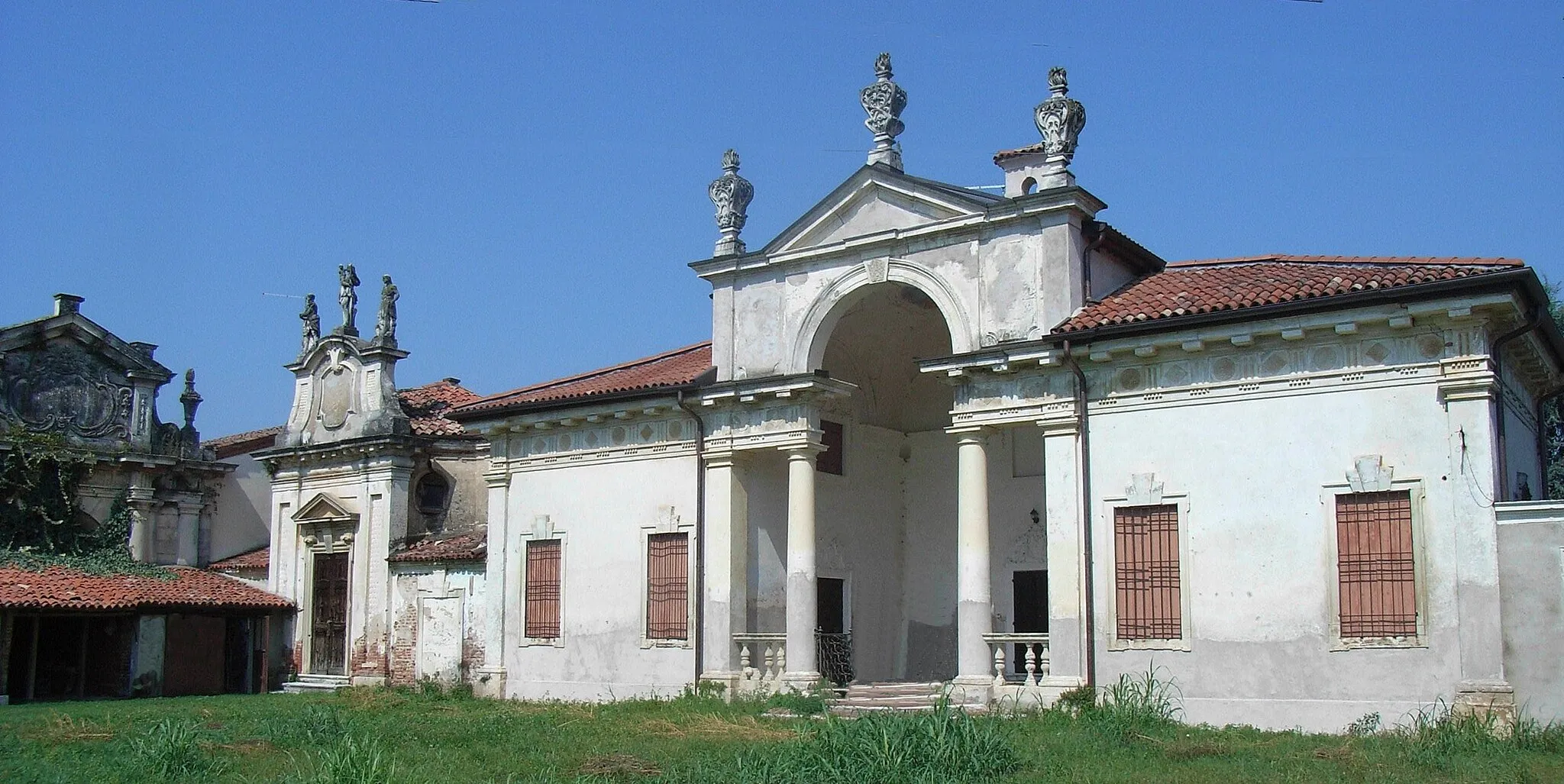 Photo showing: Villa Capra Barbaran a Santa Maria di Camisano Vicentino (provincia di Vicenza).