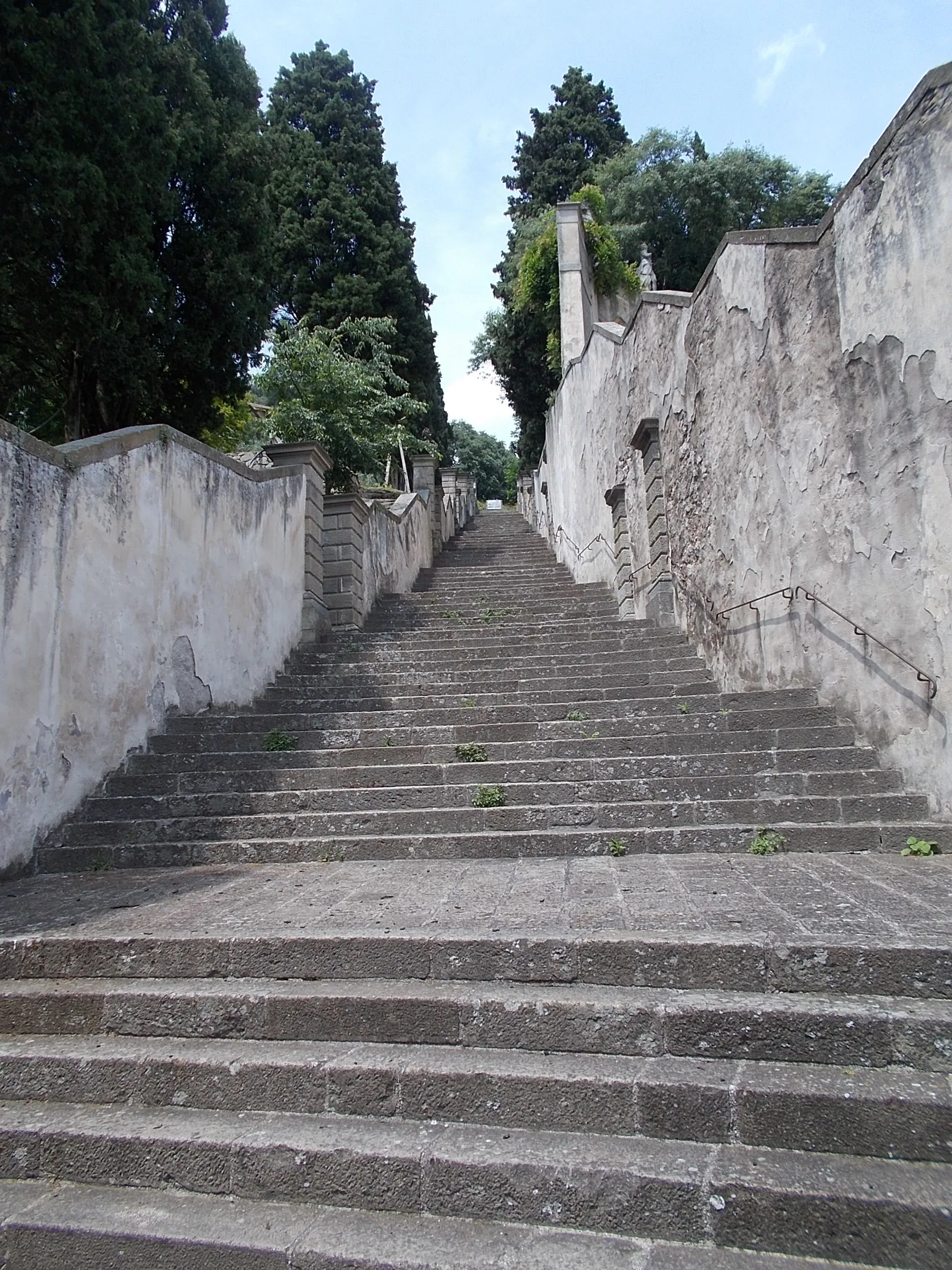 Photo showing: Monselice - Villa Duodo - lépcső a La Rocca-hegyre