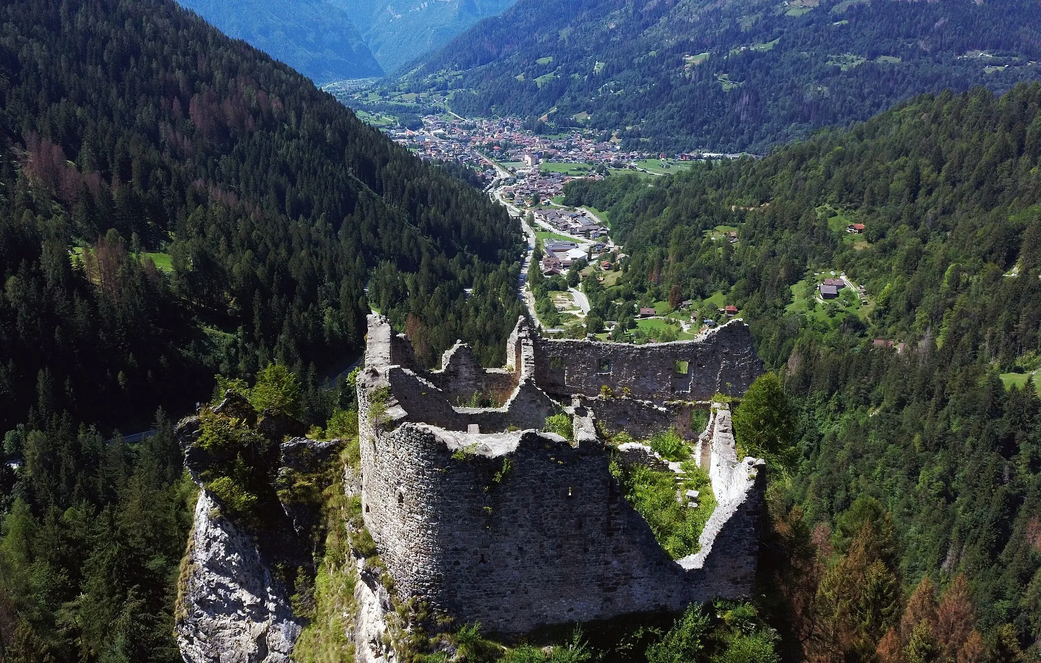 Photo showing: Castel Pietra (Tonadico, Primiero San Martino di Castrozza, Trentino, Italy)