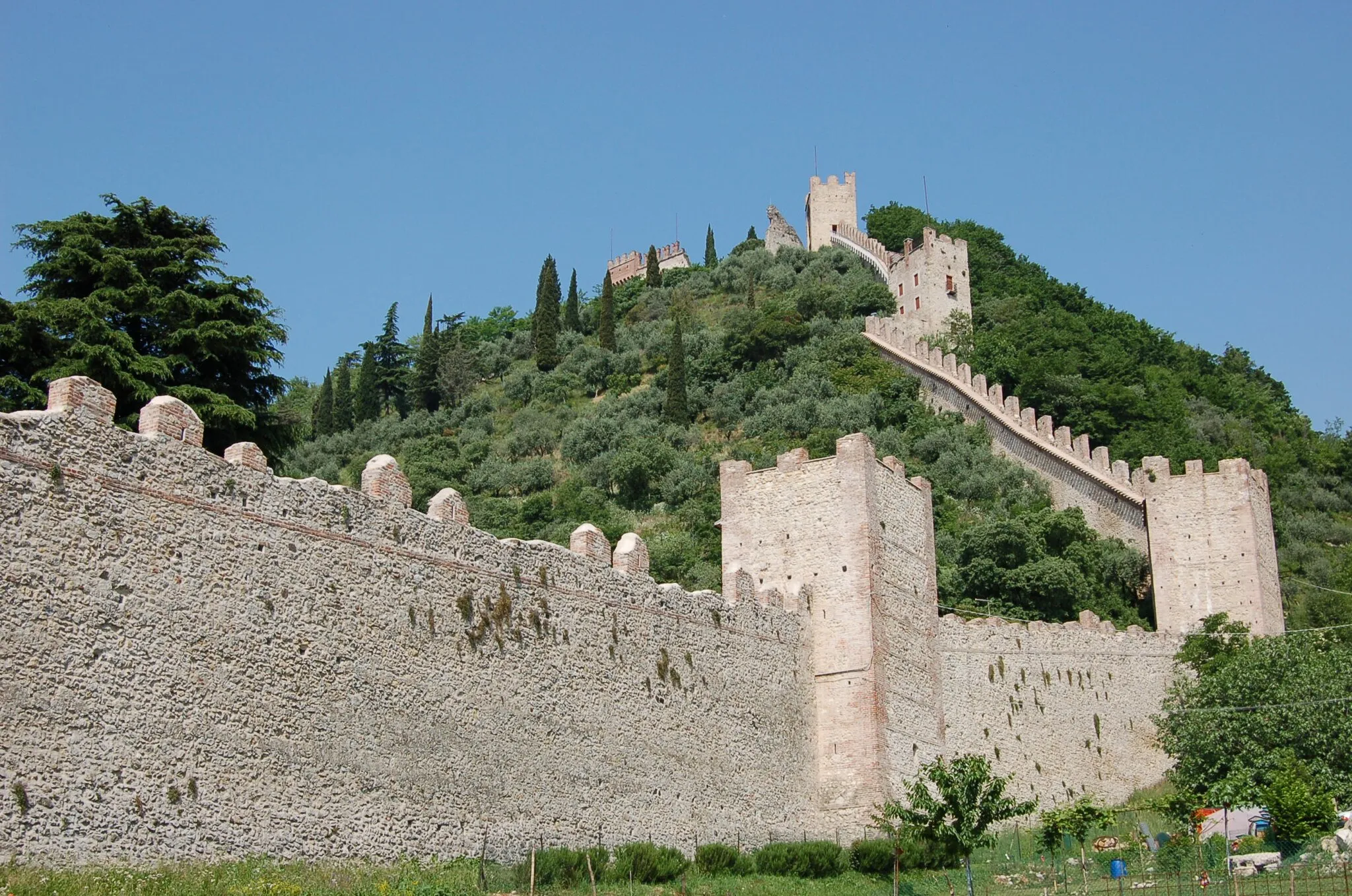 Photo showing: Mura est della città di Marostica