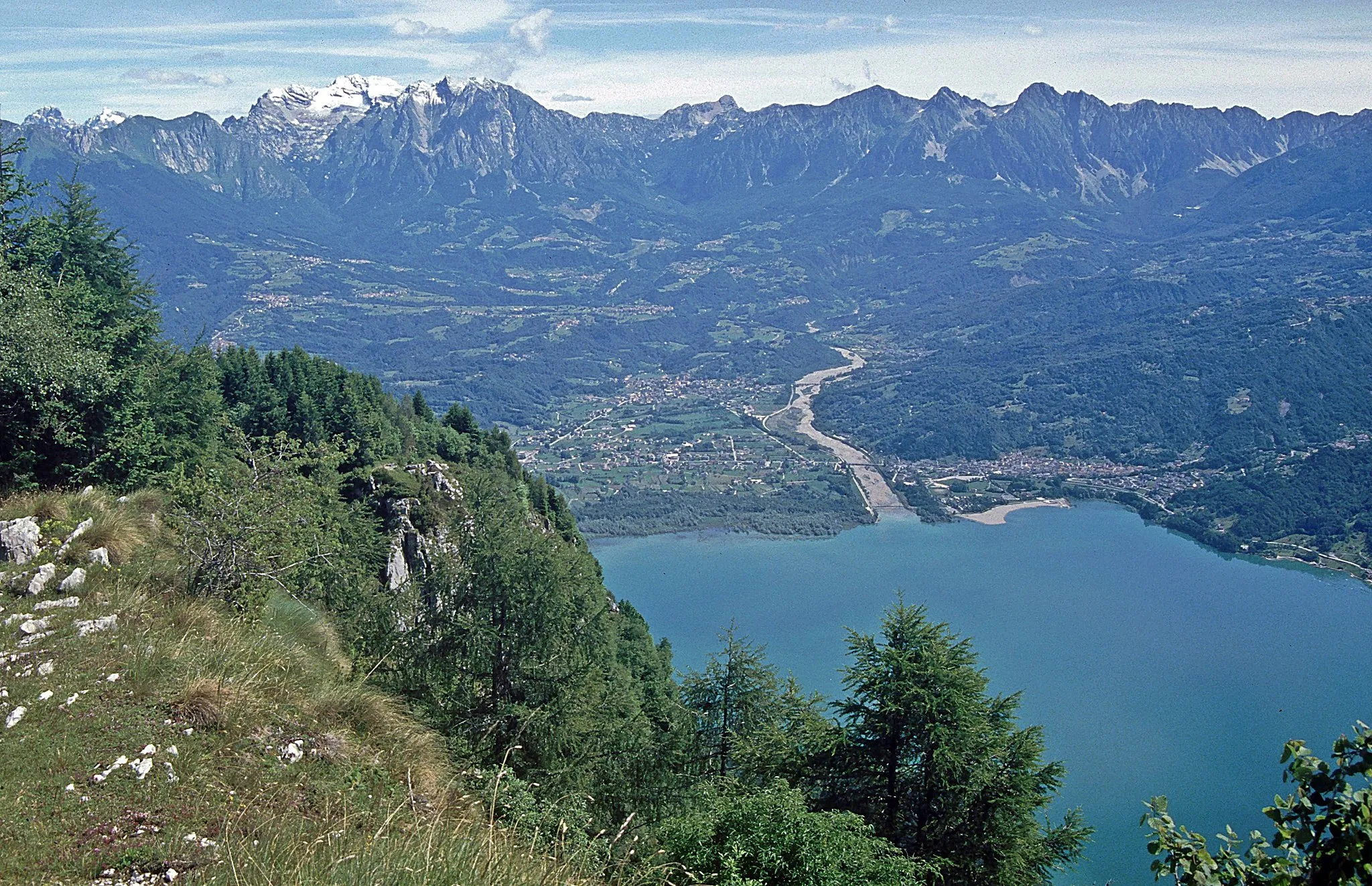 Photo showing: Lago di Santa Croce vom Nevegal