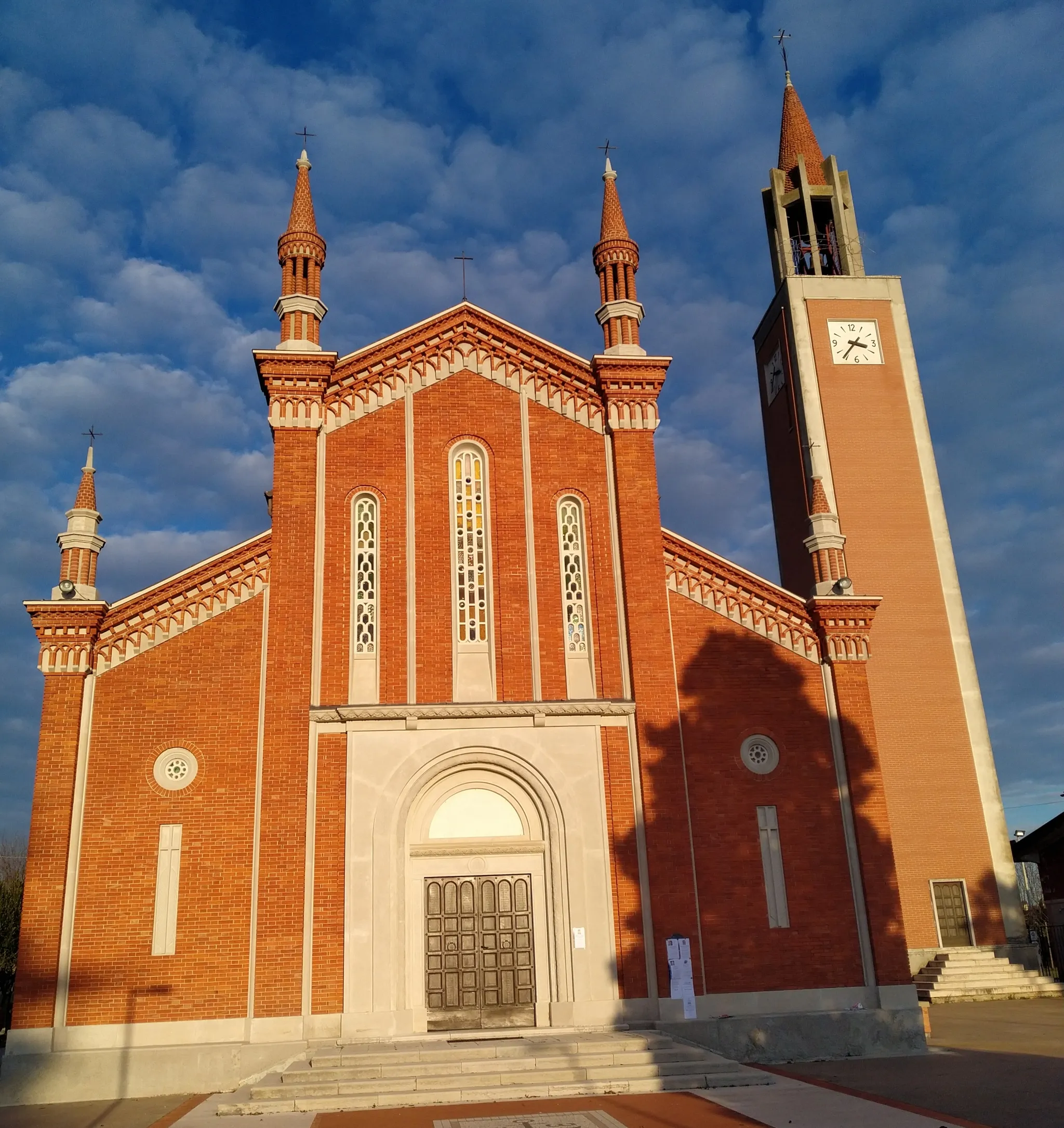 Photo showing: Gleris, village in the municipality of San Vito al Tagliamento (Friuli/Italy) - church of Saint Stephen (1933).