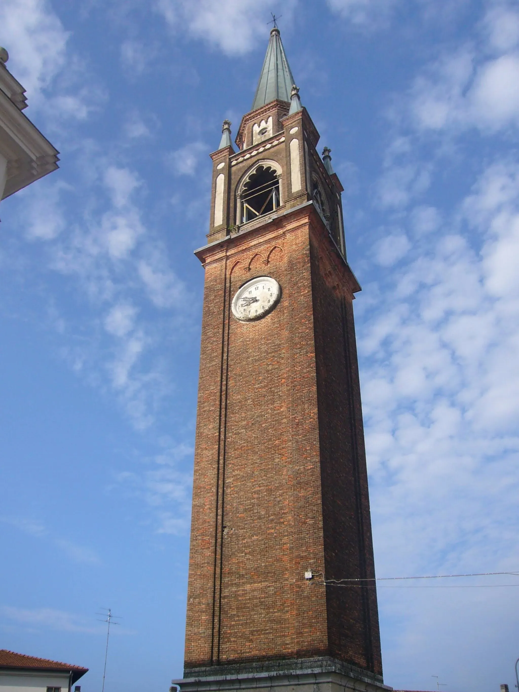 Photo showing: Il campanile di Domanins, frazione di San Giorgio della Richinvelda