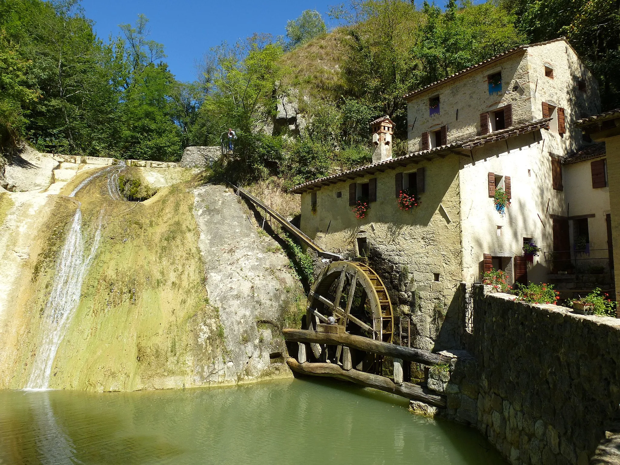 Photo showing: Historische Mühle "Molinetto della Croda" aus dem 17. Jahrhundert in Refrontolo