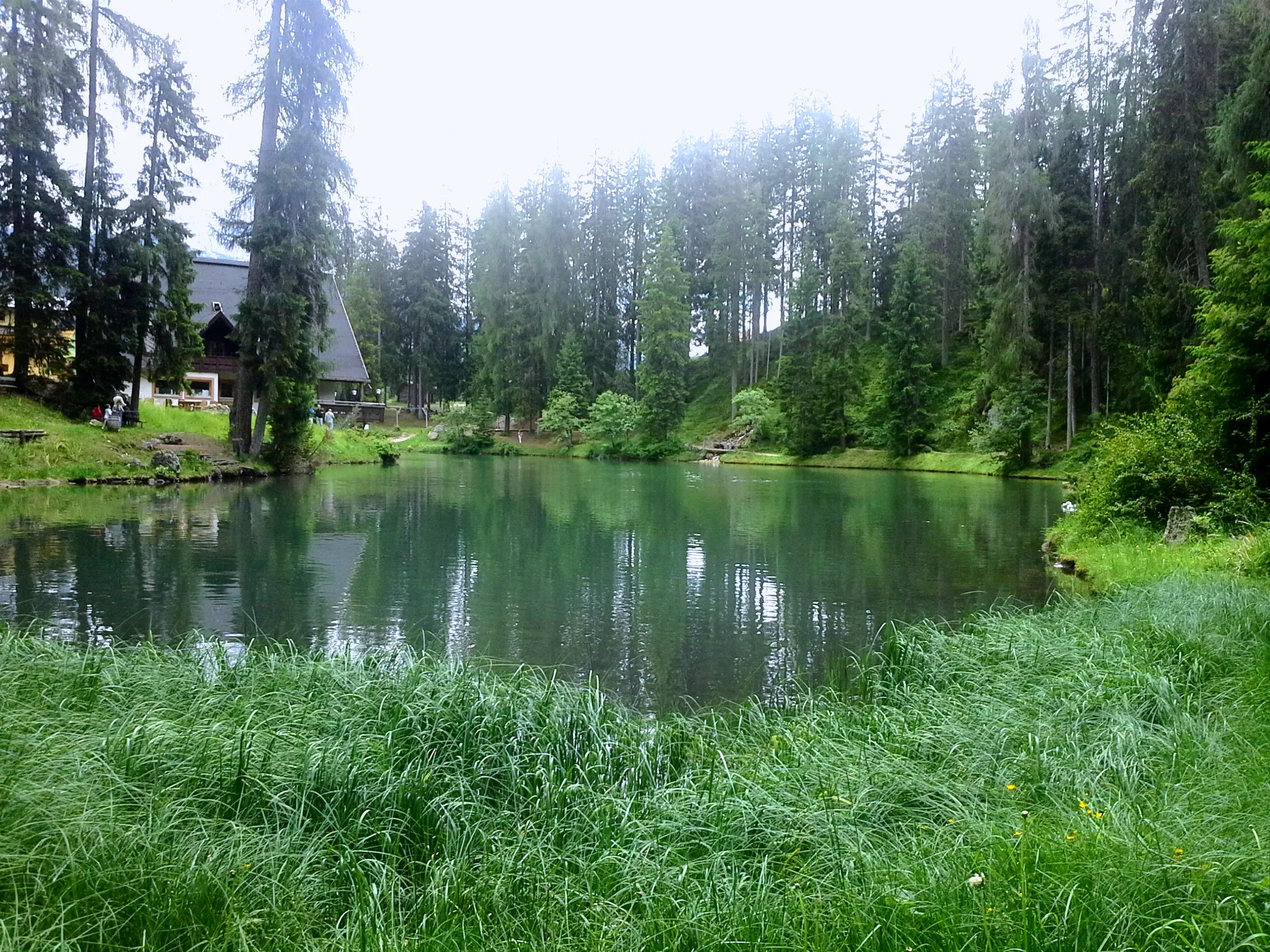 Photo showing: Lago Sompunt, Dolomiti.