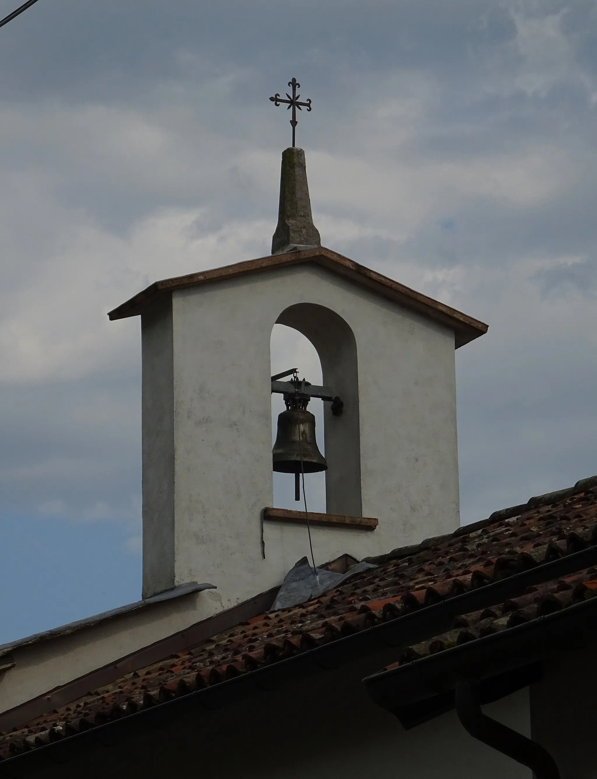Photo showing: Arten (Fonzaso, Veneto, Italy), Saint Nicholas church - Bell gable