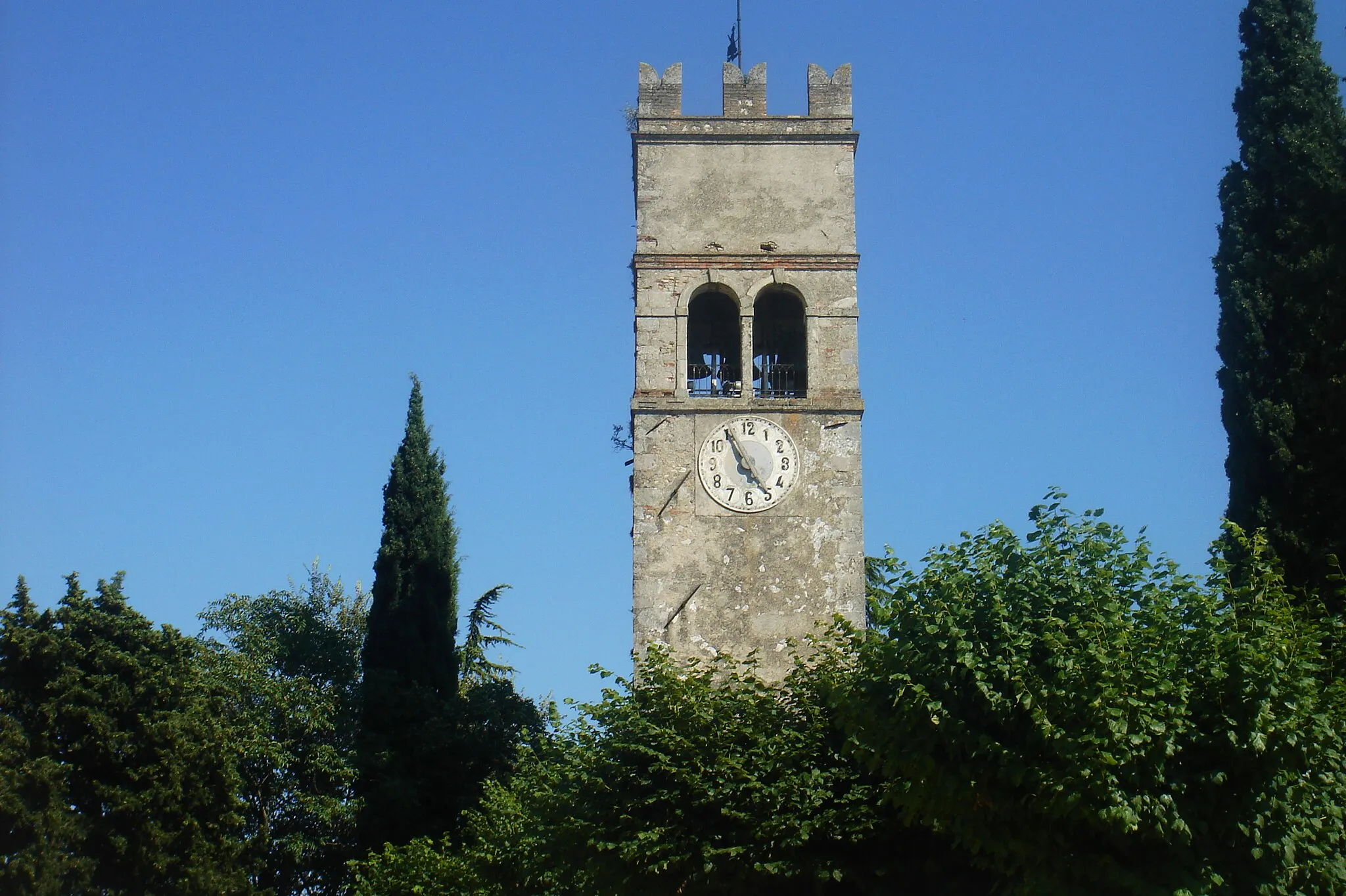 Photo showing: La torre campanaria di it:Castello Roganzuolo