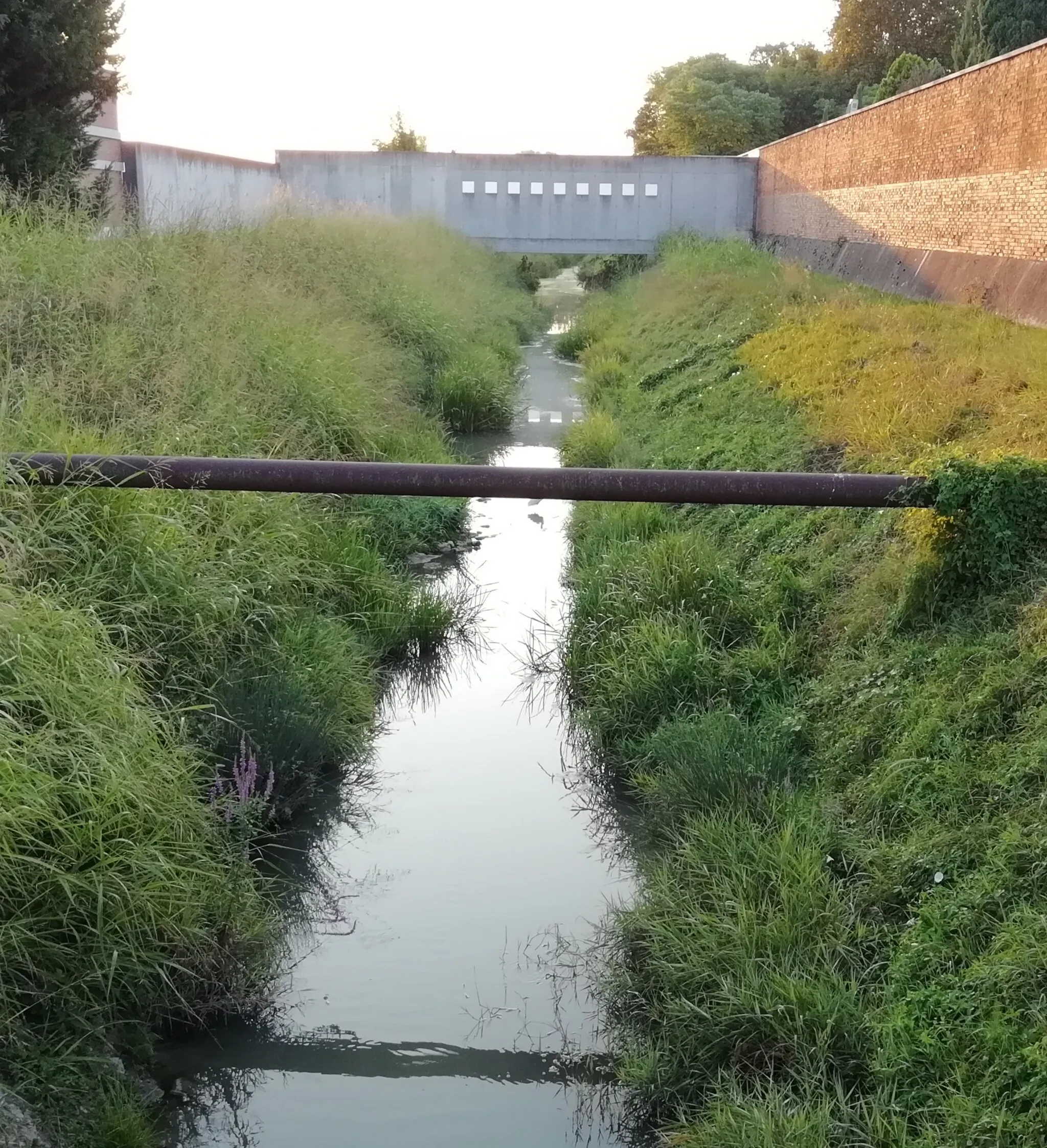 Photo showing: Rio Cimetto in the nearbies of Chirignago (Venice)