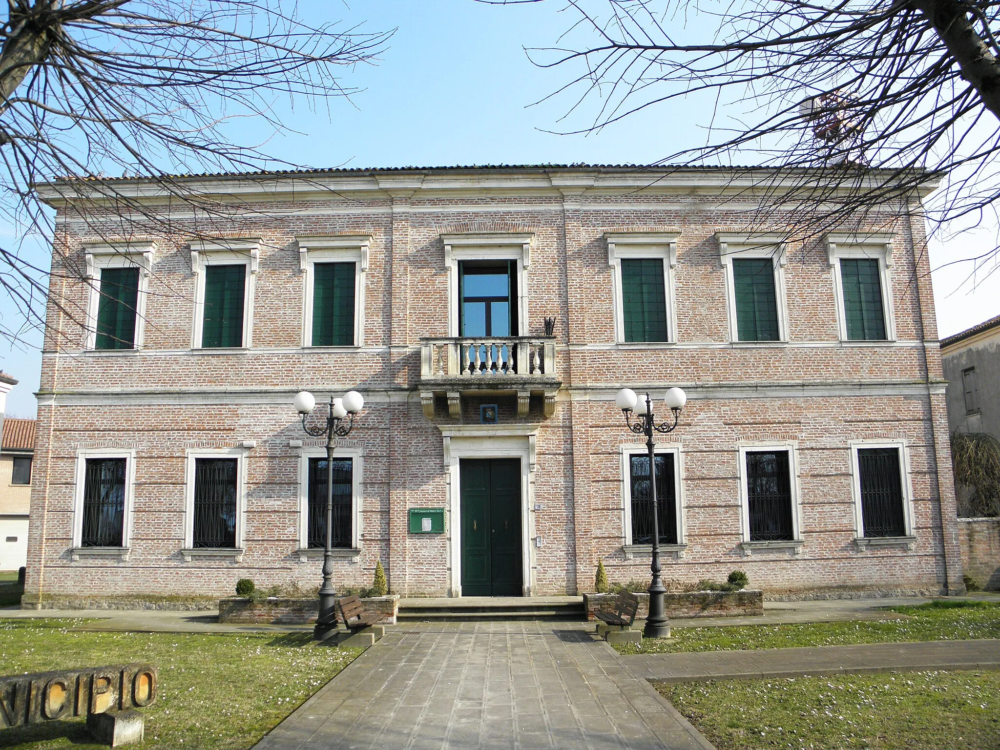 Photo showing: Ca' Morosini, Town hall of Sant'Urbano municipality.