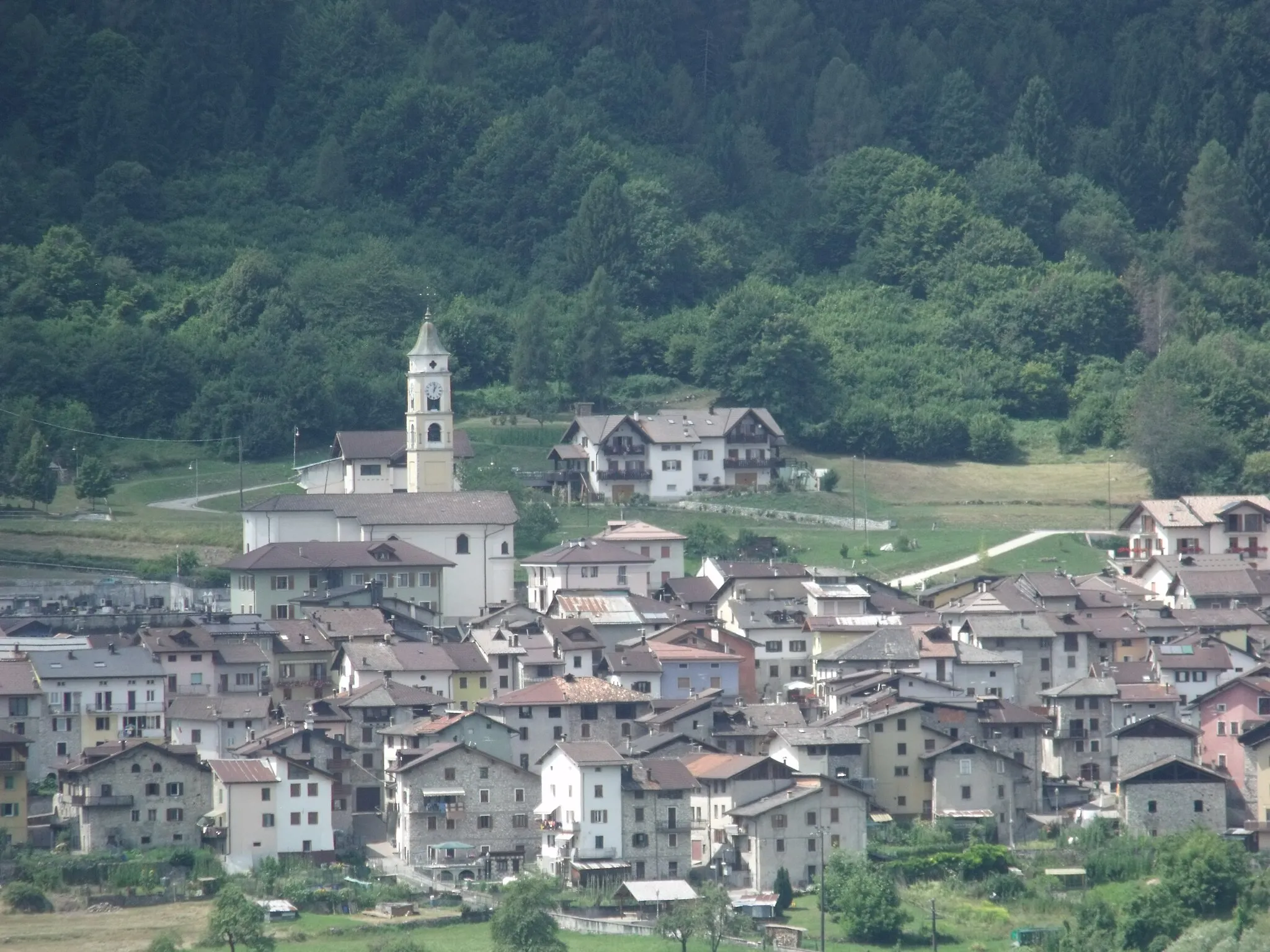 Photo showing: Panorama of Cinte Tesino, Province of Trento, Trentino-Alto Adige/Südtirol, Italy