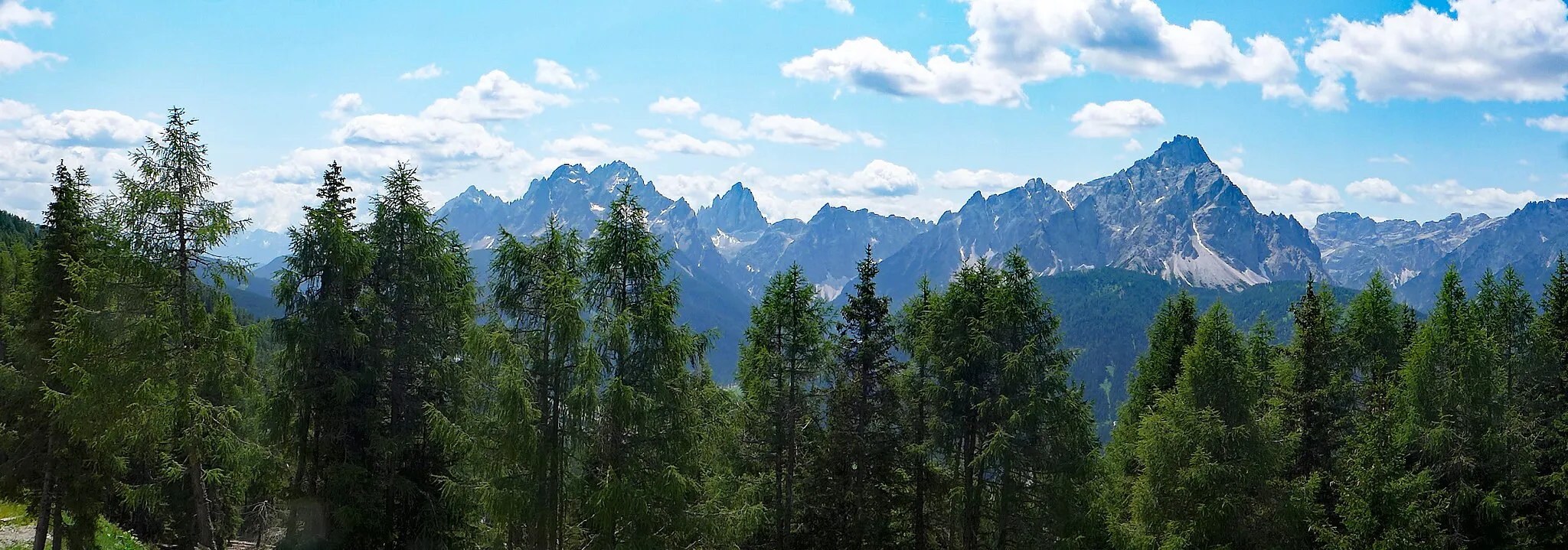 Photo showing: Dolomiti di Sesto viste dal Monte Elmo