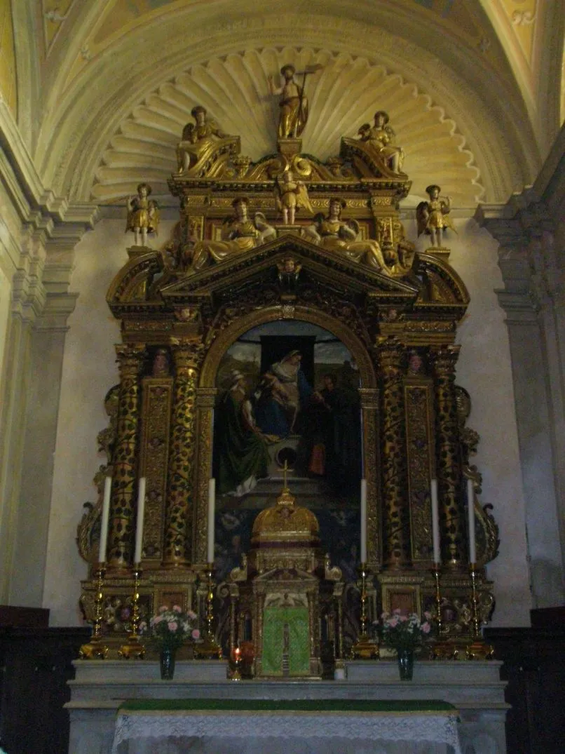 Photo showing: altare ligneo della chiesa di San Gregorio nelle Alpi