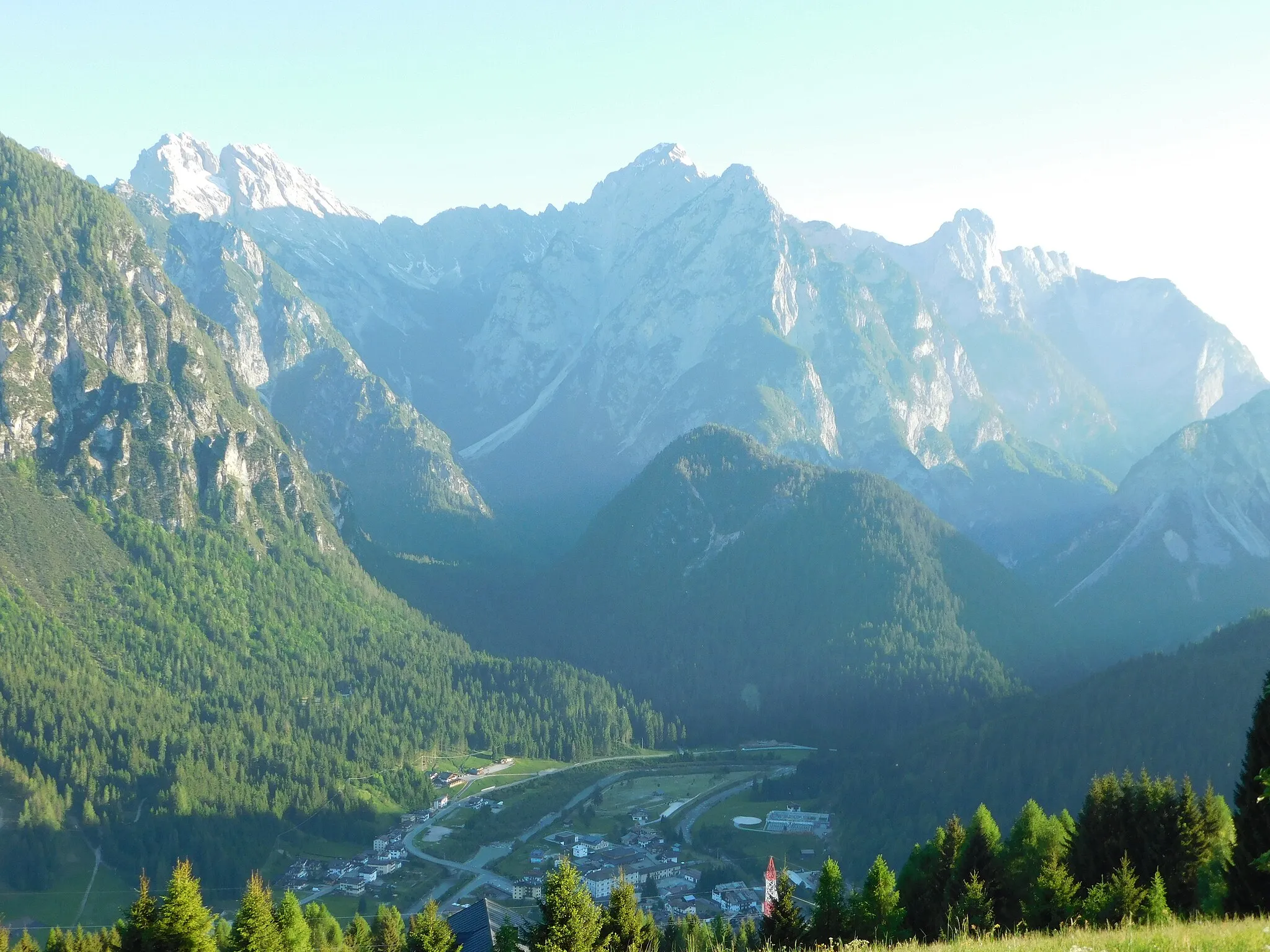 Photo showing: Santo Stefano di Cadore visto dall'alto