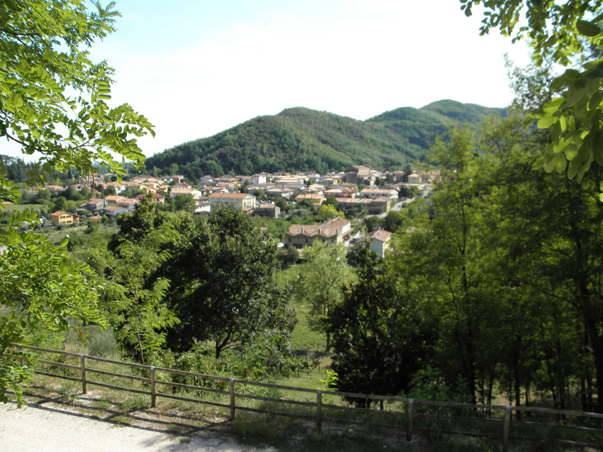 Photo showing: Galzignano Terme, vista dal piazzale della chiesa di Santa Maria Assunta.