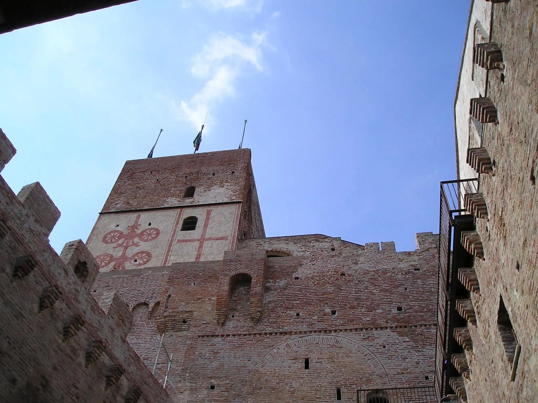 Photo showing: Mura di Cittadella (PD). Torrione di porta Bassano.