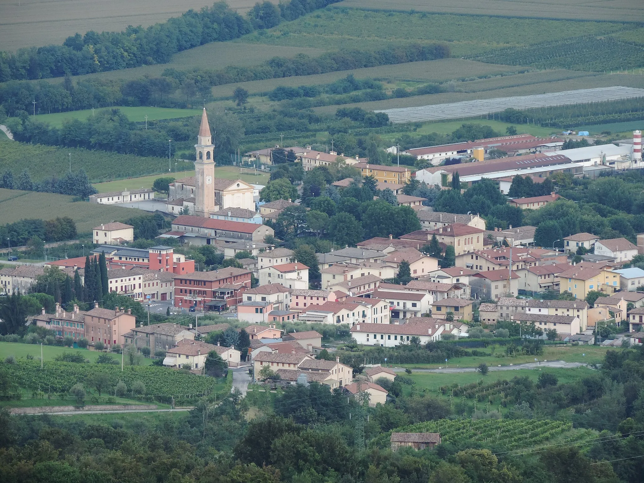 Photo showing: Maser vista dal colle di San Giorgio.