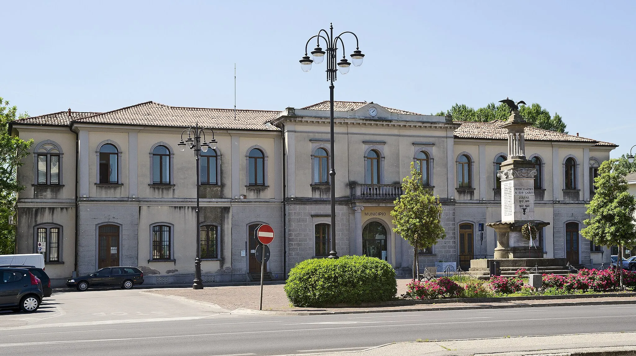 Photo showing: The Town Hall of Fiesso d'Artico