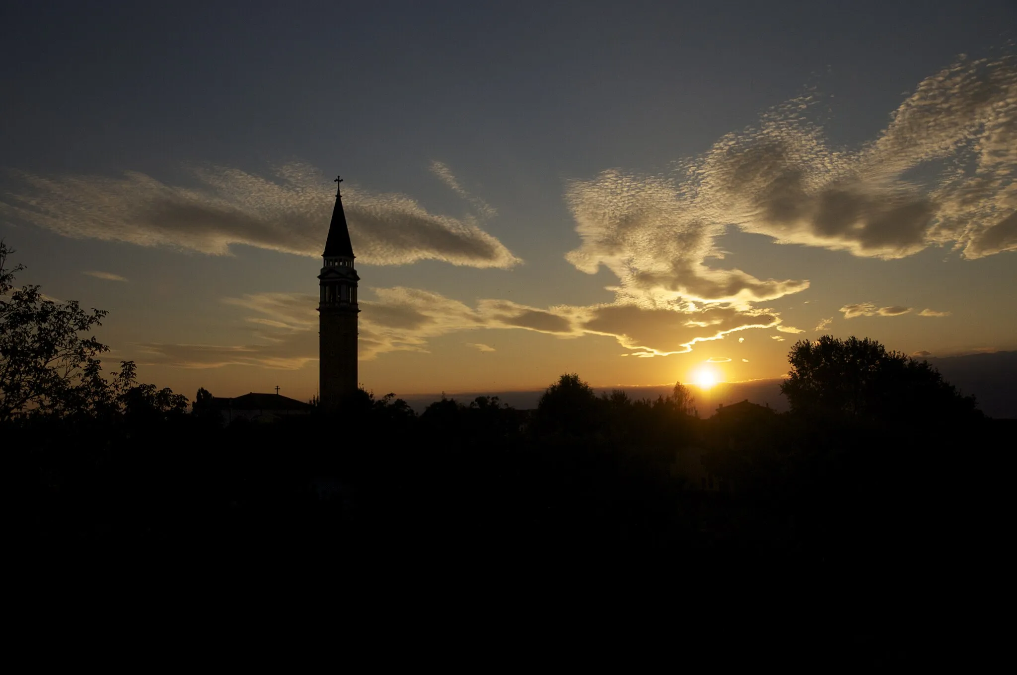 Photo showing: Tramonto a Fossalta di Piave (Venezia, Italia)