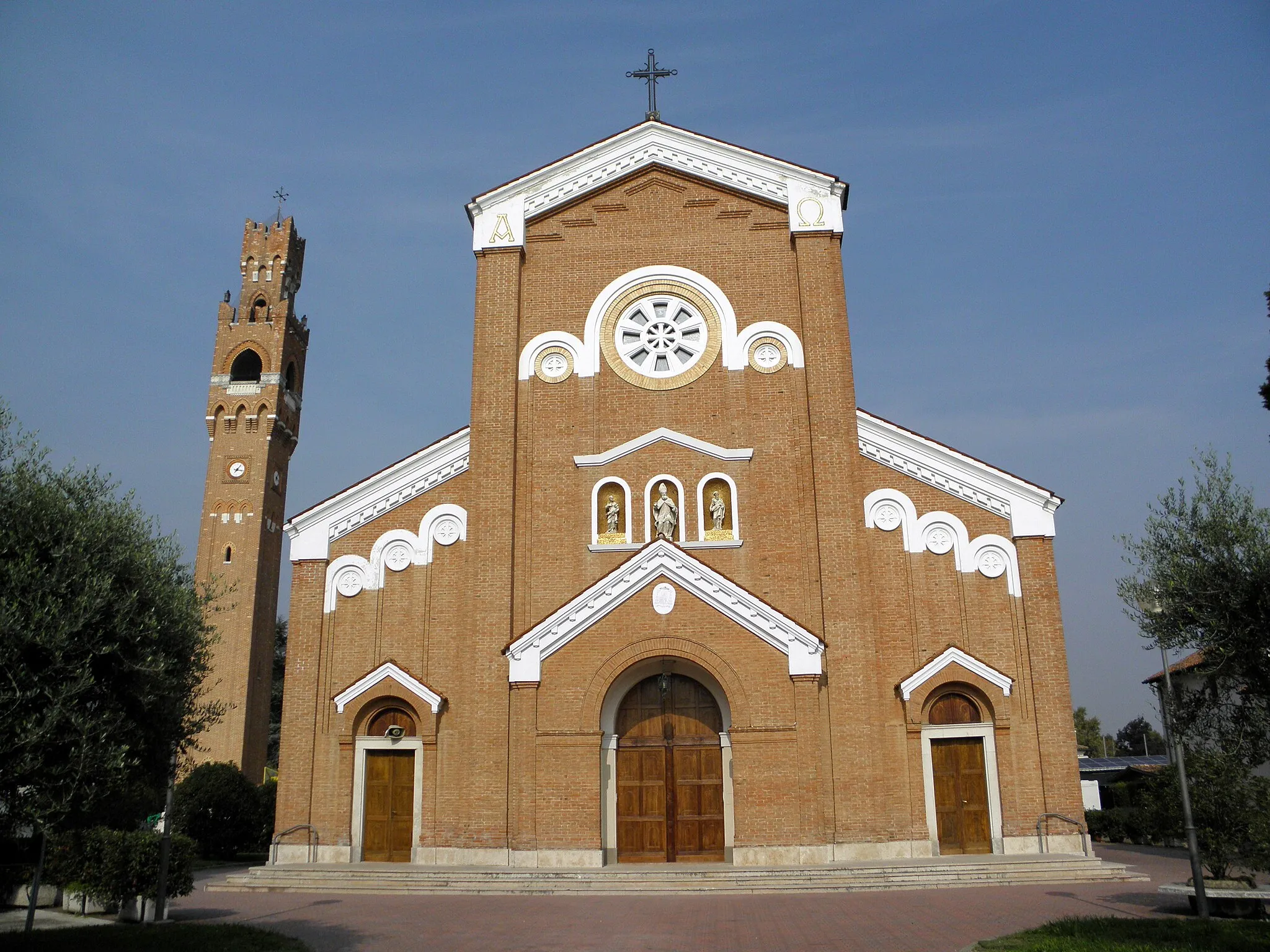 Photo showing: Peseggia, frazione di Scorzè: la chiesa parrocchiale di San Nicolò Vescovo.