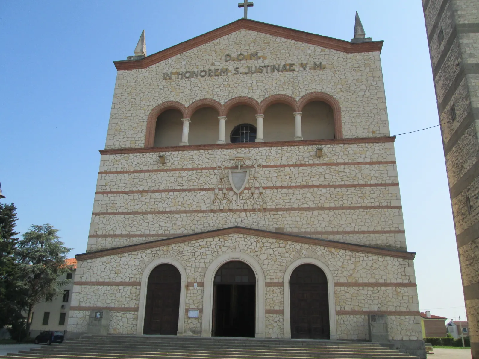 Photo showing: Facciata della Chiesa di S. Giustina, Montegalda (VI), Italia
