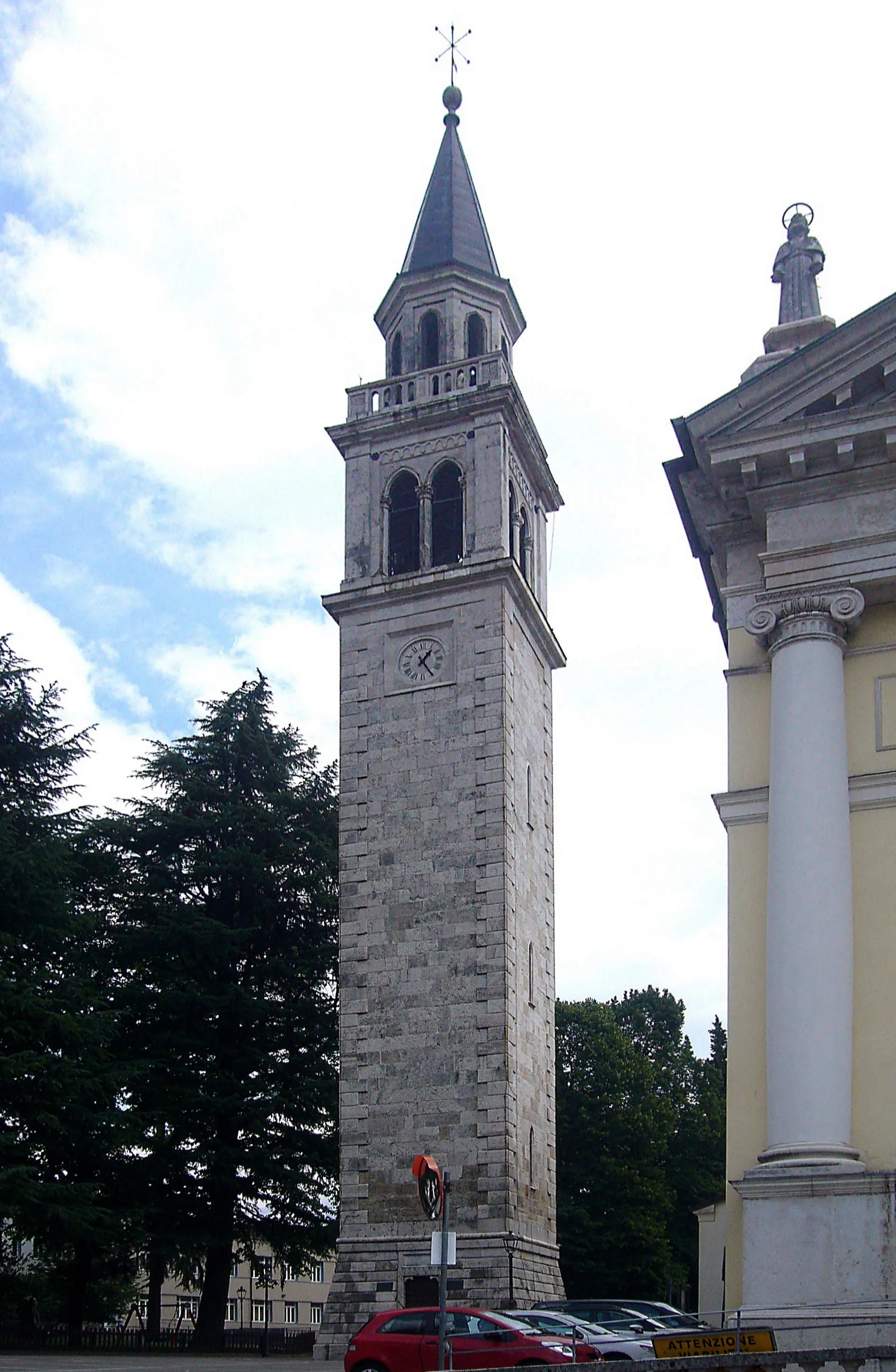 Photo showing: Il campanile di Torrebelvicino, in Veneto