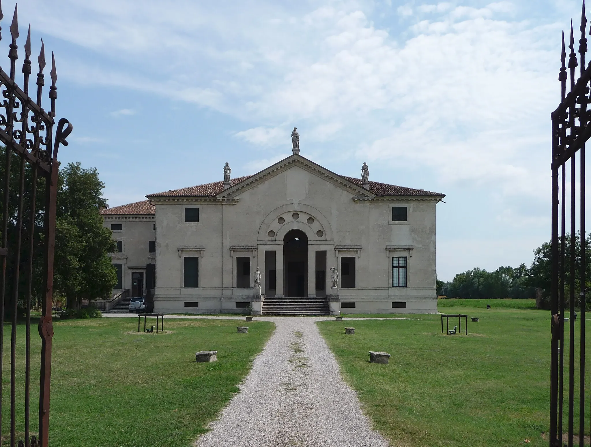 Photo showing: View from the entrance gate.