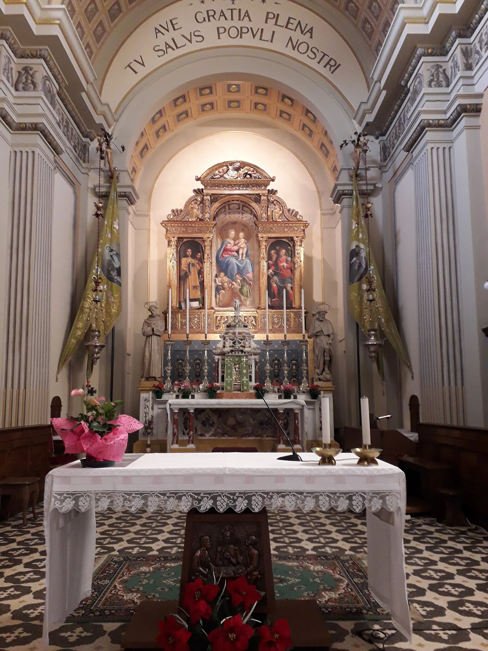 Photo showing: Chiesa di San Lorenzo Martire (Varmo) - il presbiterio