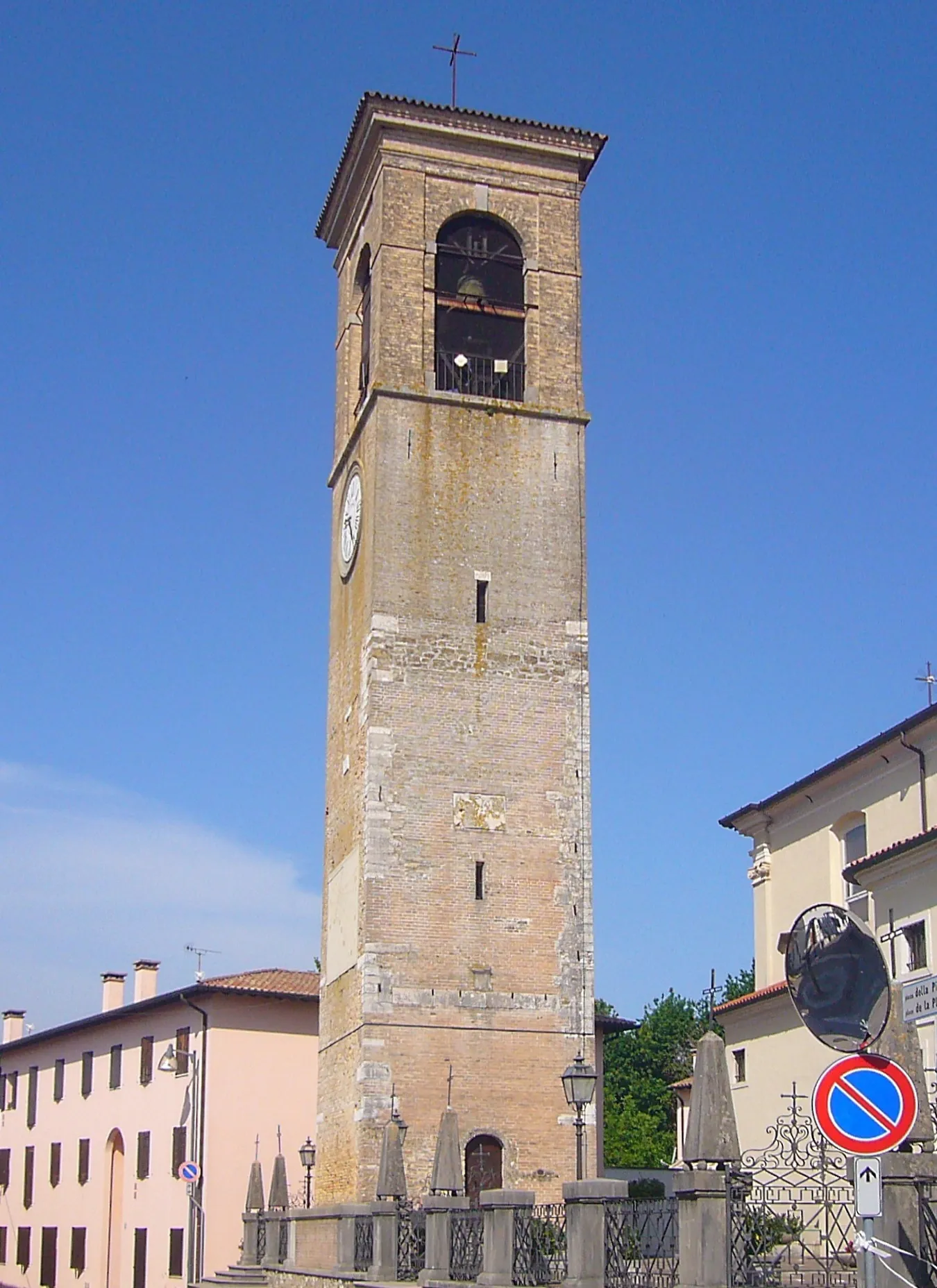 Photo showing: Il campanile di Palazzolo dello Stella (UD)